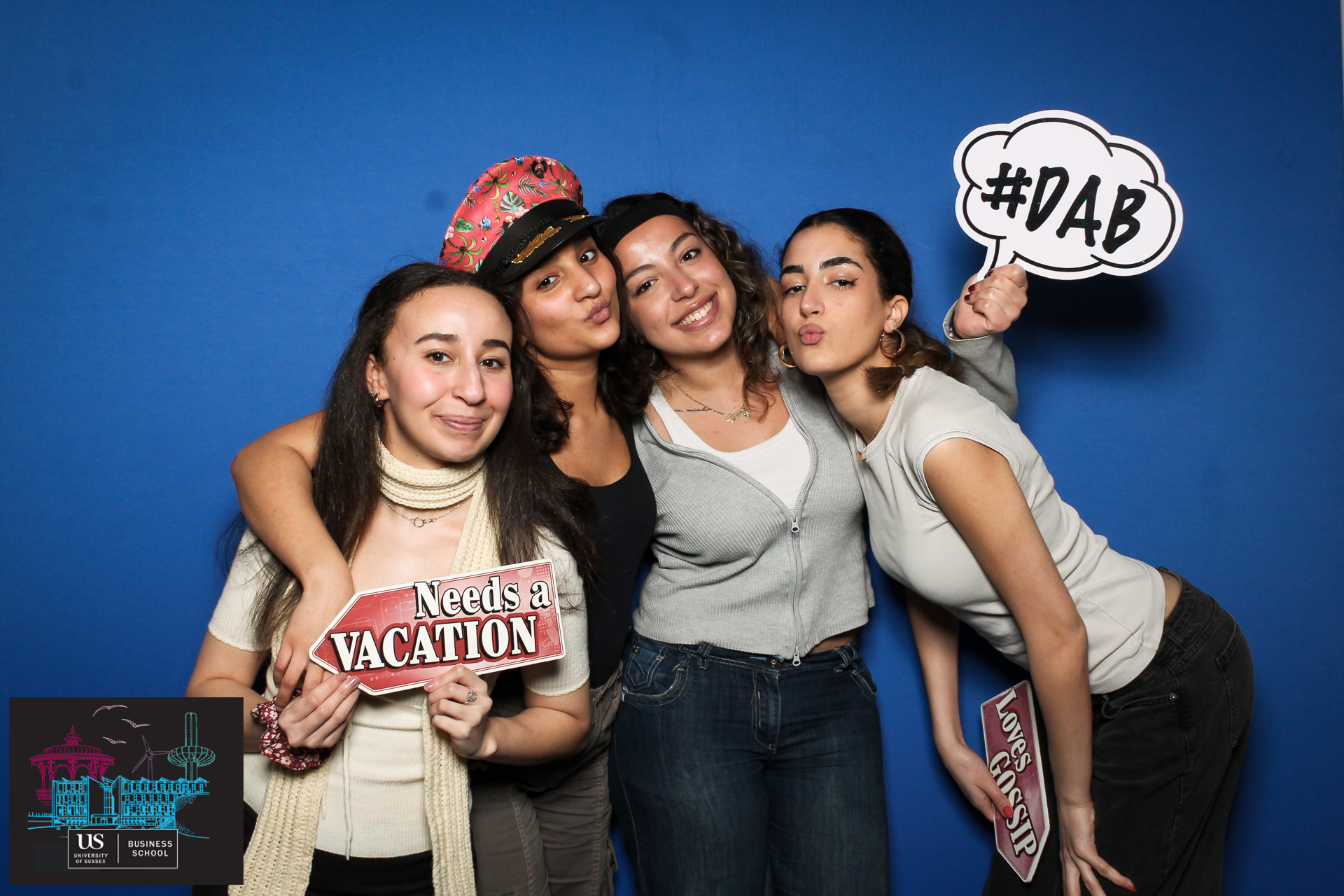 Sussex Business School Welcome Party 2024 - Classic Open Booth | View more photos from the event at gallery.freshbooths.com/u/FreshBooths/Sussex-Business-School-Welcome-Party-2024-Classic-Open-Booth