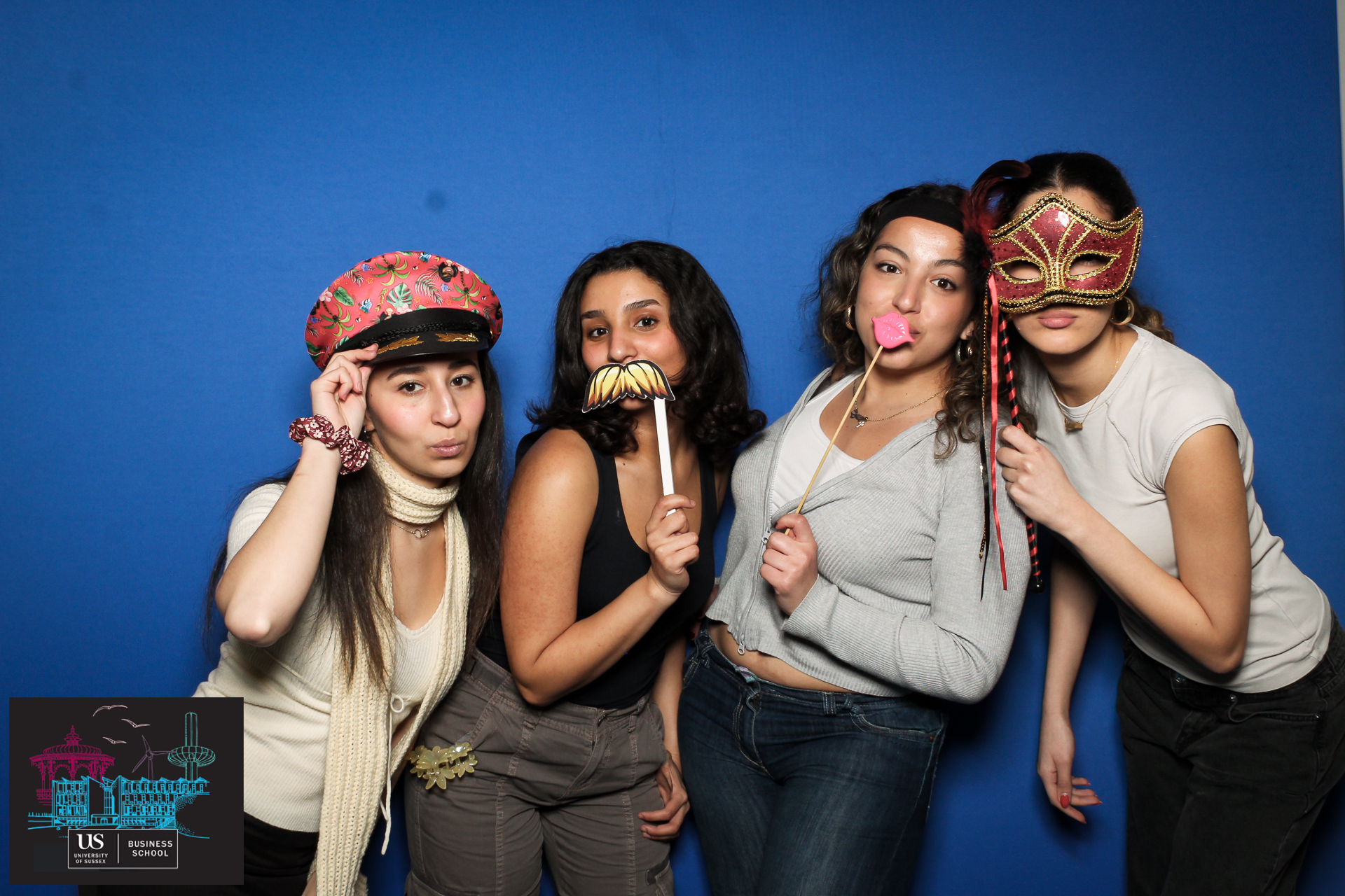 Sussex Business School Welcome Party 2024 - Classic Open Booth | View more photos from the event at gallery.freshbooths.com/u/FreshBooths/Sussex-Business-School-Welcome-Party-2024-Classic-Open-Booth
