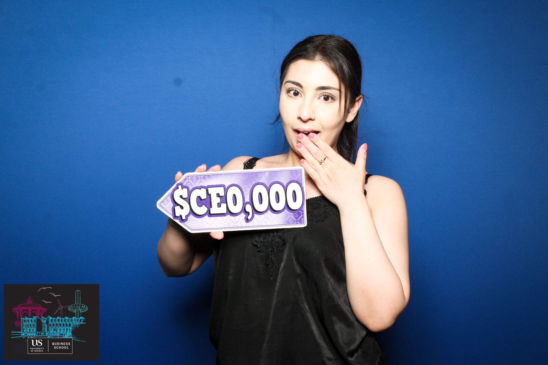 Sussex Business School Welcome Party 2024 - Classic Open Booth | View more photos from the event at gallery.freshbooths.com/u/FreshBooths/Sussex-Business-School-Welcome-Party-2024-Classic-Open-Booth