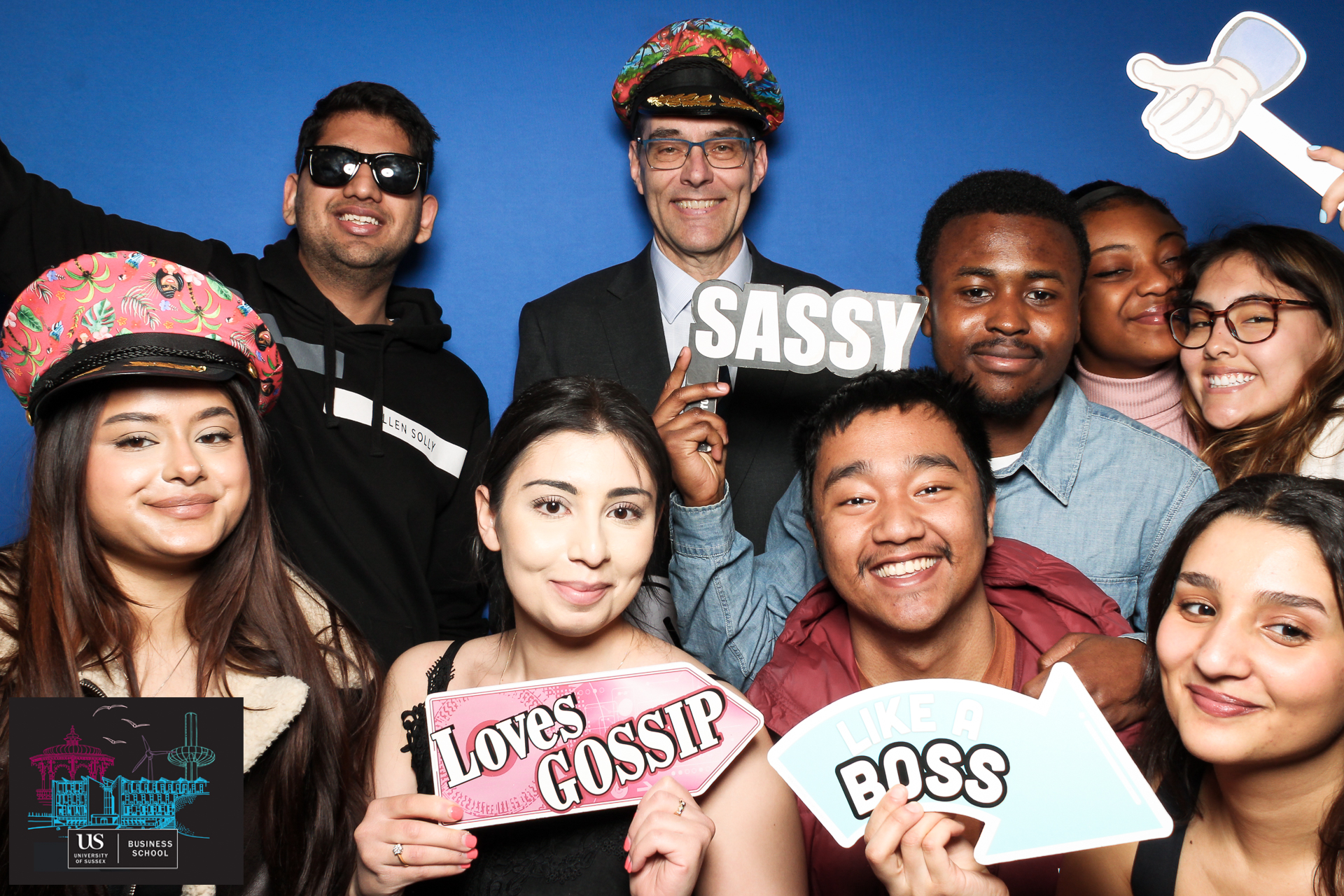 Sussex Business School Welcome Party 2024 - Classic Open Booth | View more photos from the event at gallery.freshbooths.com/u/FreshBooths/Sussex-Business-School-Welcome-Party-2024-Classic-Open-Booth