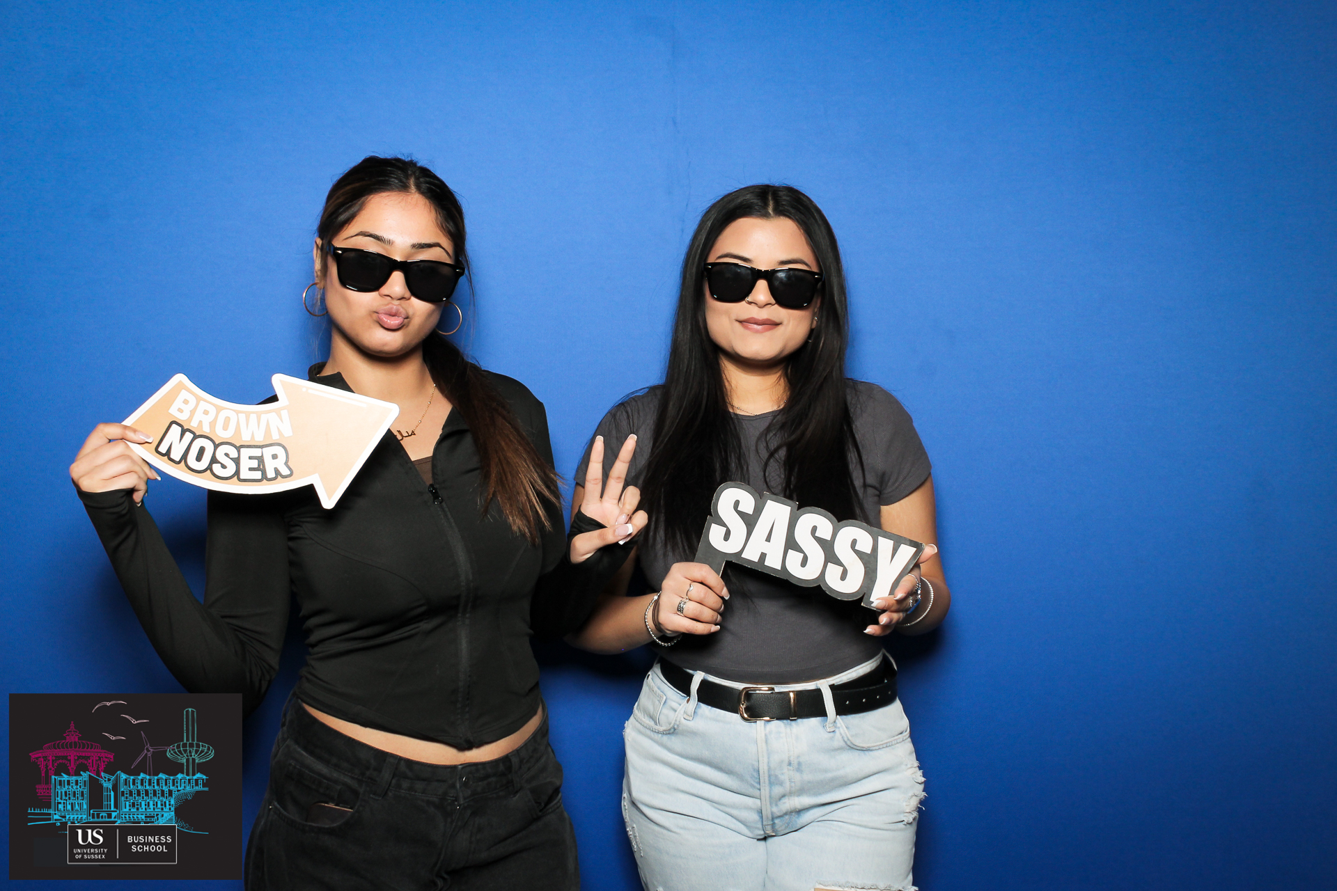 Sussex Business School Welcome Party 2024 - Classic Open Booth | View more photos from the event at gallery.freshbooths.com/u/FreshBooths/Sussex-Business-School-Welcome-Party-2024-Classic-Open-Booth