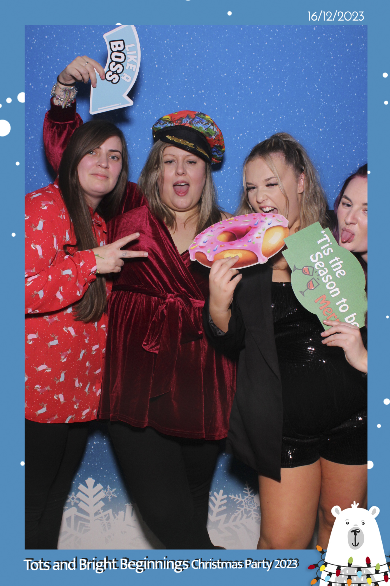 TOTs Christmas Party 2023 | View more photos from the event at gallery.freshbooths.com/u/FreshBooths/TOTs-Christmas-Party-2023