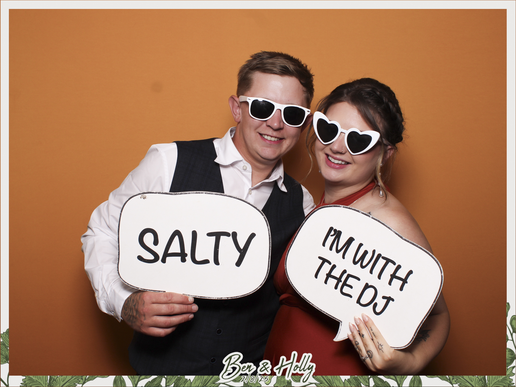 Ben & Holly Wedding - Classic Open Booth | View more photos from the event at gallery.freshbooths.com/u/FreshBooths/Ben-Holly-Wedding-Classic-Open-Booth