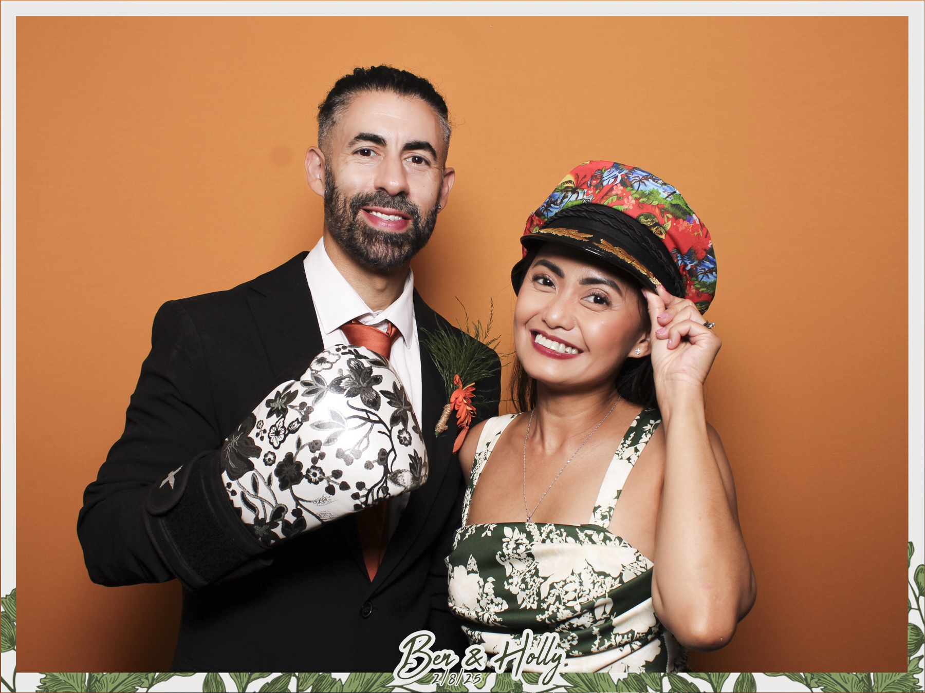 Ben & Holly Wedding - Classic Open Booth | View more photos from the event at gallery.freshbooths.com/u/FreshBooths/Ben-Holly-Wedding-Classic-Open-Booth