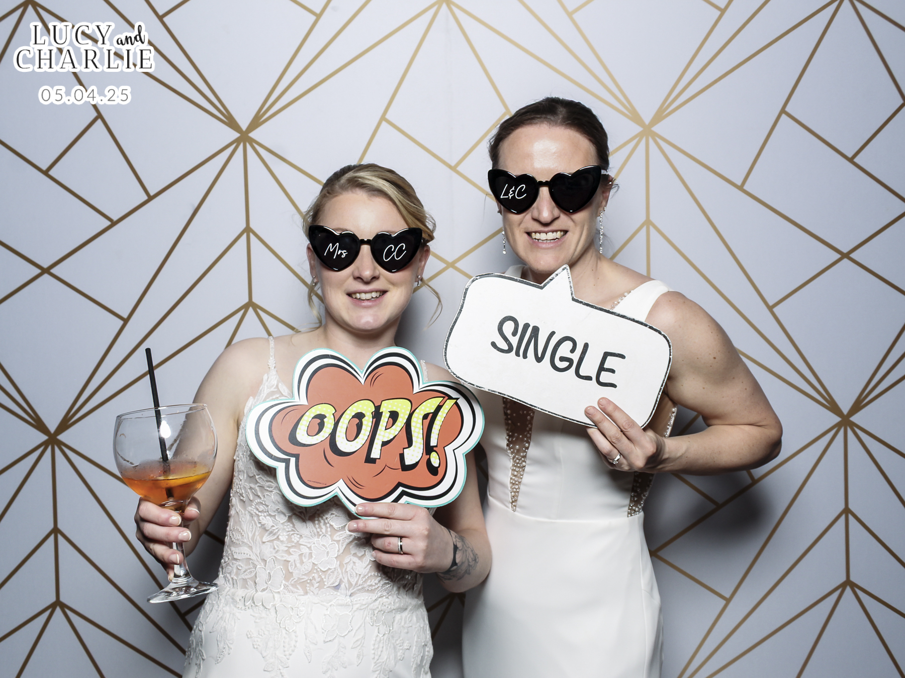Charlotte & Lucy Wedding | View more photos from the event at gallery.freshbooths.com/u/FreshBooths/Charlotte-Lucy-Wedding