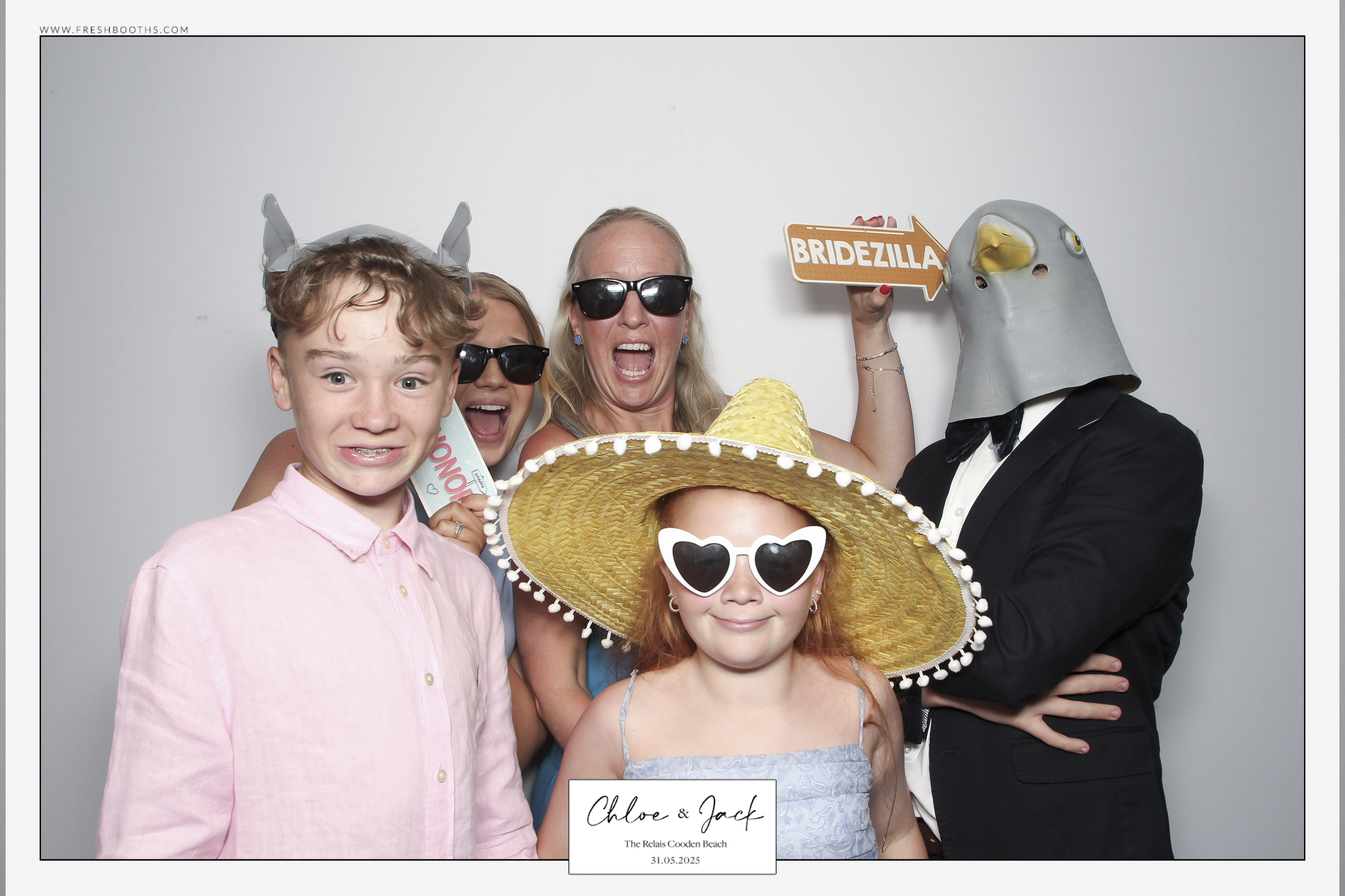 Chloe & Jack Wedding - Classic Open Booth | View more photos from the event at gallery.freshbooths.com/u/FreshBooths/Chloe-Jack-Wedding-Classic-Open-Booth
