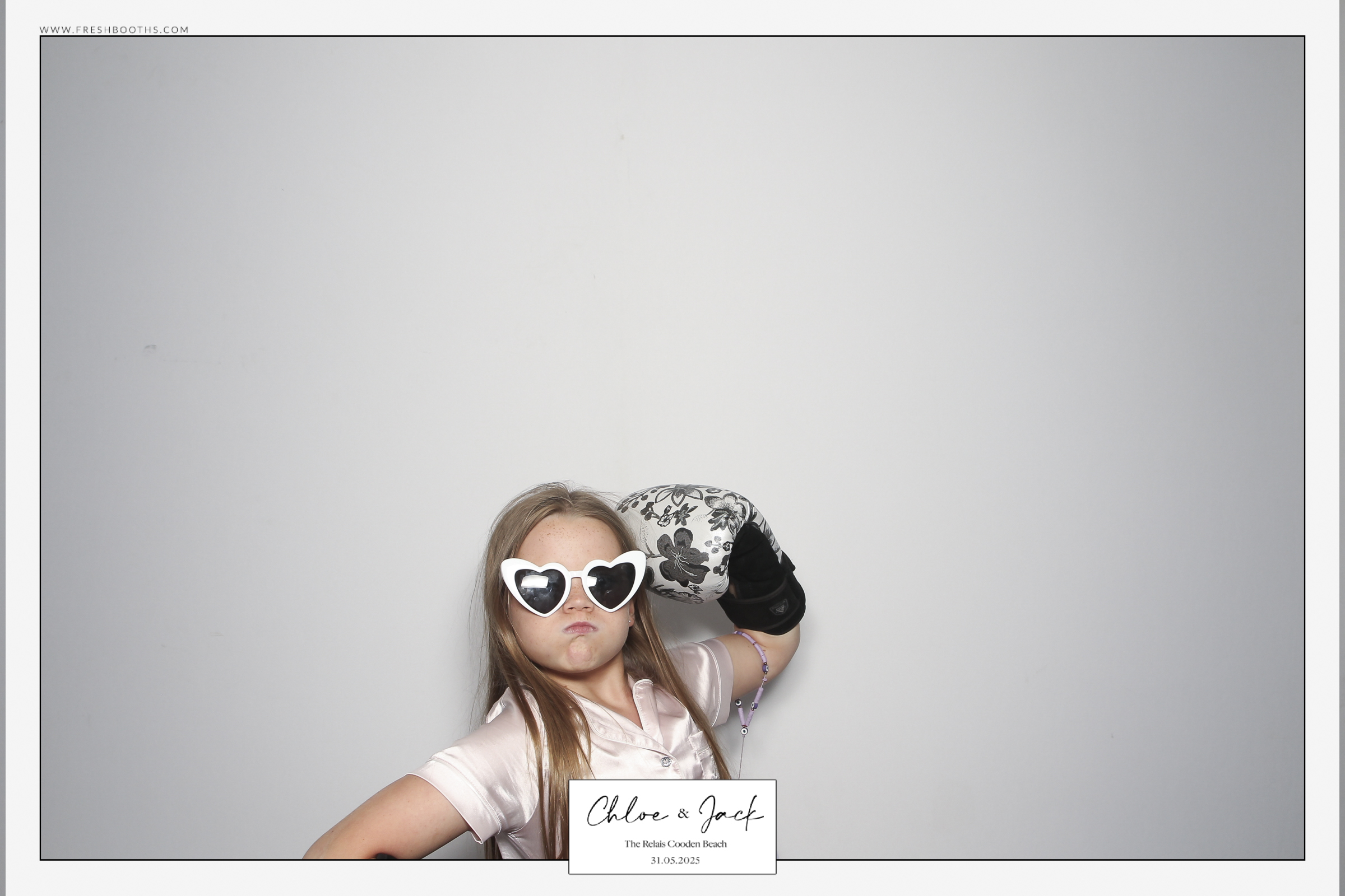 Chloe & Jack Wedding - Classic Open Booth | View more photos from the event at gallery.freshbooths.com/u/FreshBooths/Chloe-Jack-Wedding-Classic-Open-Booth