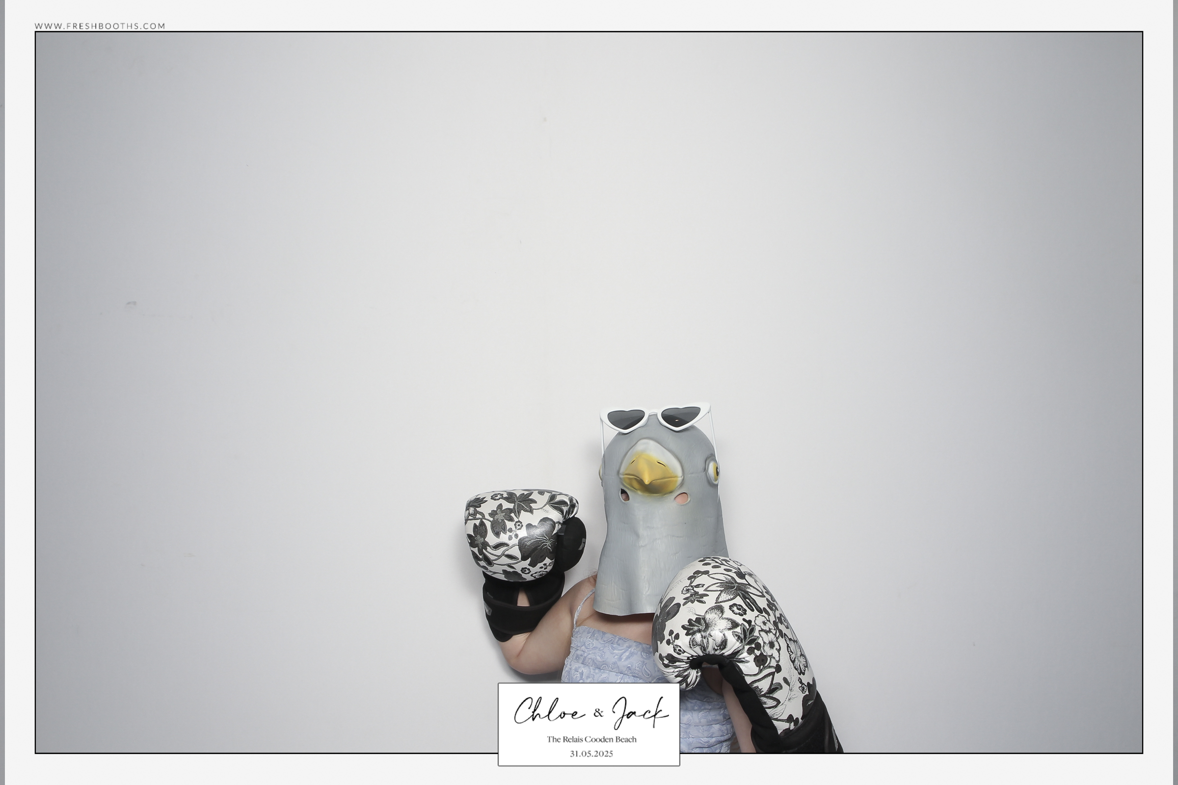 Chloe & Jack Wedding - Classic Open Booth | View more photos from the event at gallery.freshbooths.com/u/FreshBooths/Chloe-Jack-Wedding-Classic-Open-Booth