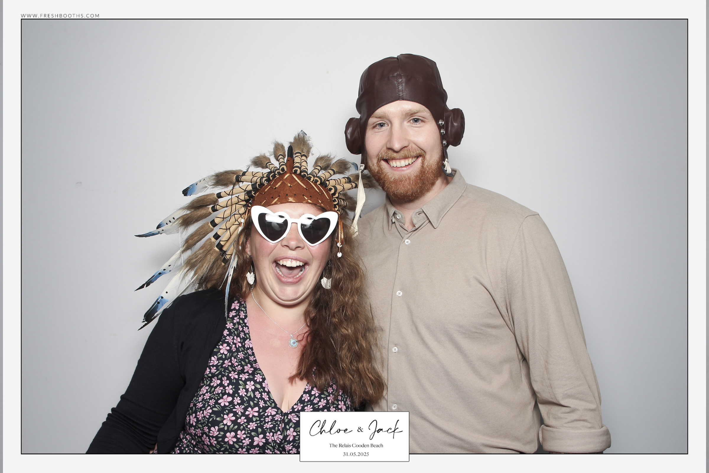Chloe & Jack Wedding - Classic Open Booth | View more photos from the event at gallery.freshbooths.com/u/FreshBooths/Chloe-Jack-Wedding-Classic-Open-Booth