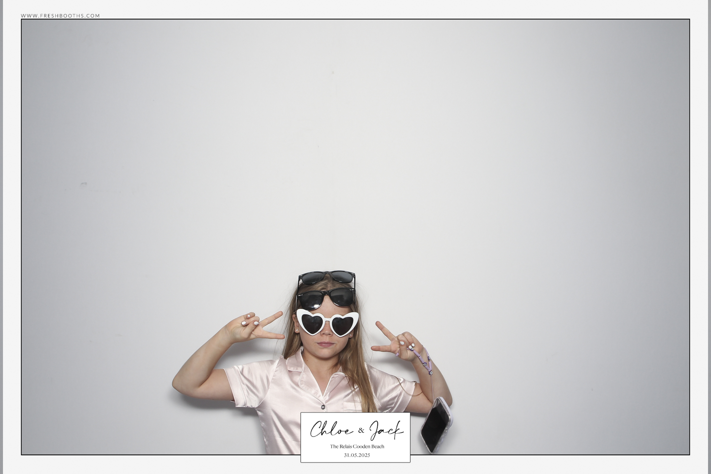 Chloe & Jack Wedding - Classic Open Booth | View more photos from the event at gallery.freshbooths.com/u/FreshBooths/Chloe-Jack-Wedding-Classic-Open-Booth