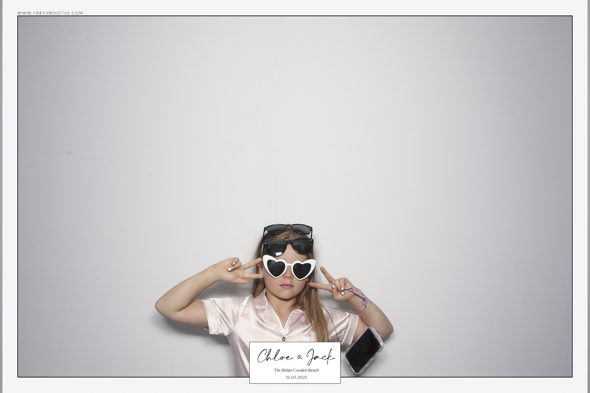 Chloe & Jack Wedding - Classic Open Booth | View more photos from the event at gallery.freshbooths.com/u/FreshBooths/Chloe-Jack-Wedding-Classic-Open-Booth