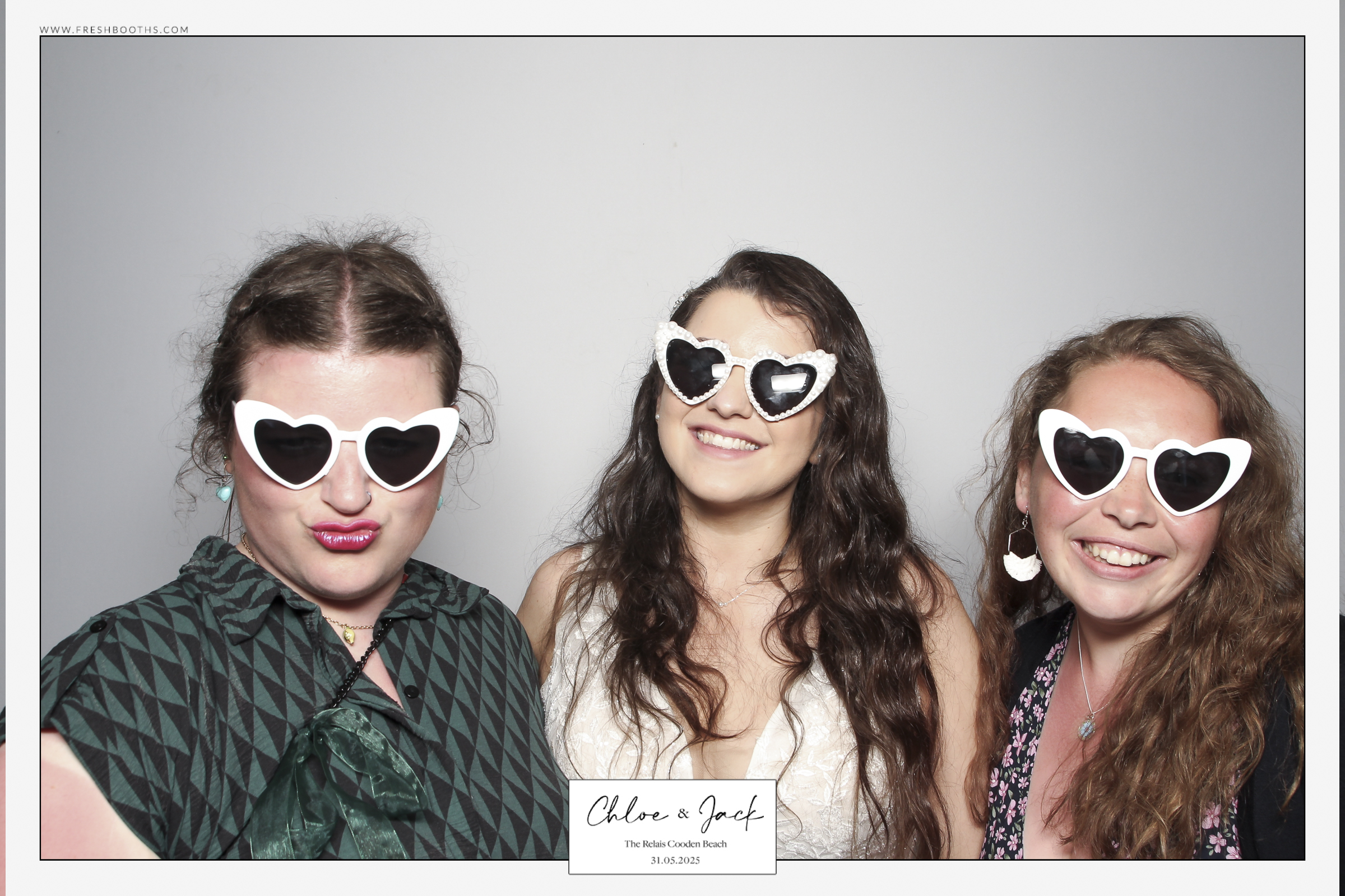 Chloe & Jack Wedding - Classic Open Booth | View more photos from the event at gallery.freshbooths.com/u/FreshBooths/Chloe-Jack-Wedding-Classic-Open-Booth