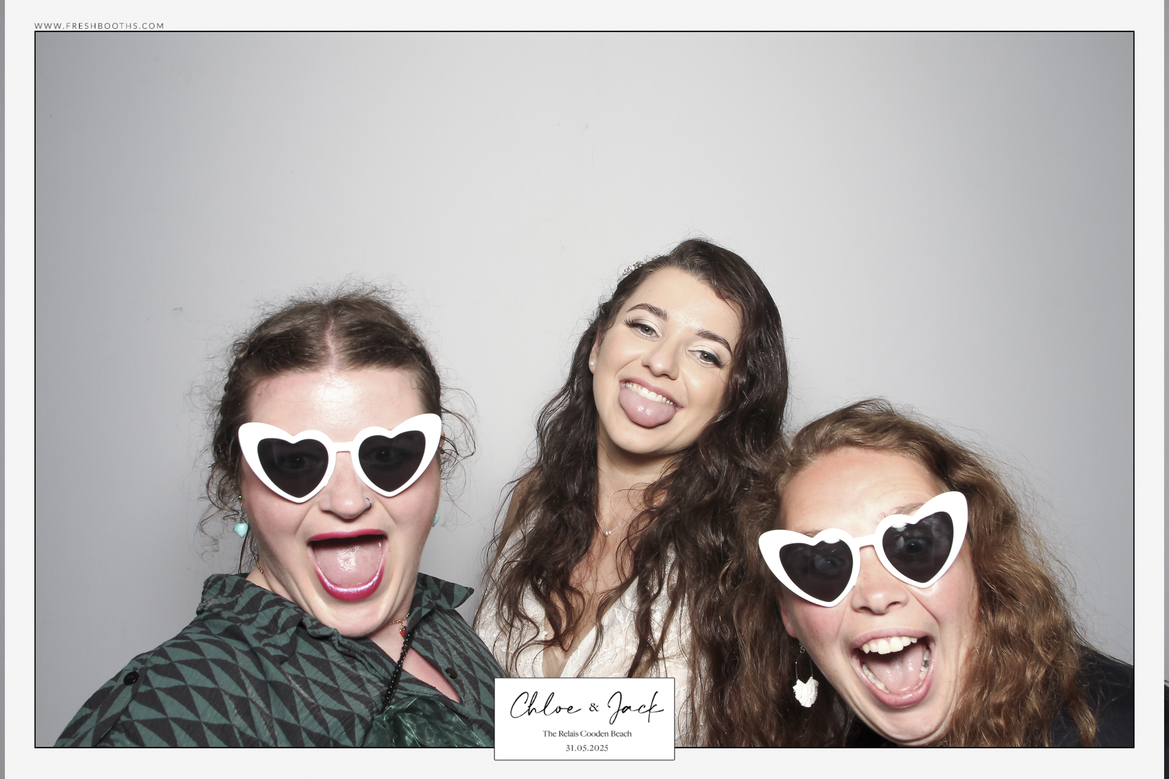 Chloe & Jack Wedding - Classic Open Booth | View more photos from the event at gallery.freshbooths.com/u/FreshBooths/Chloe-Jack-Wedding-Classic-Open-Booth