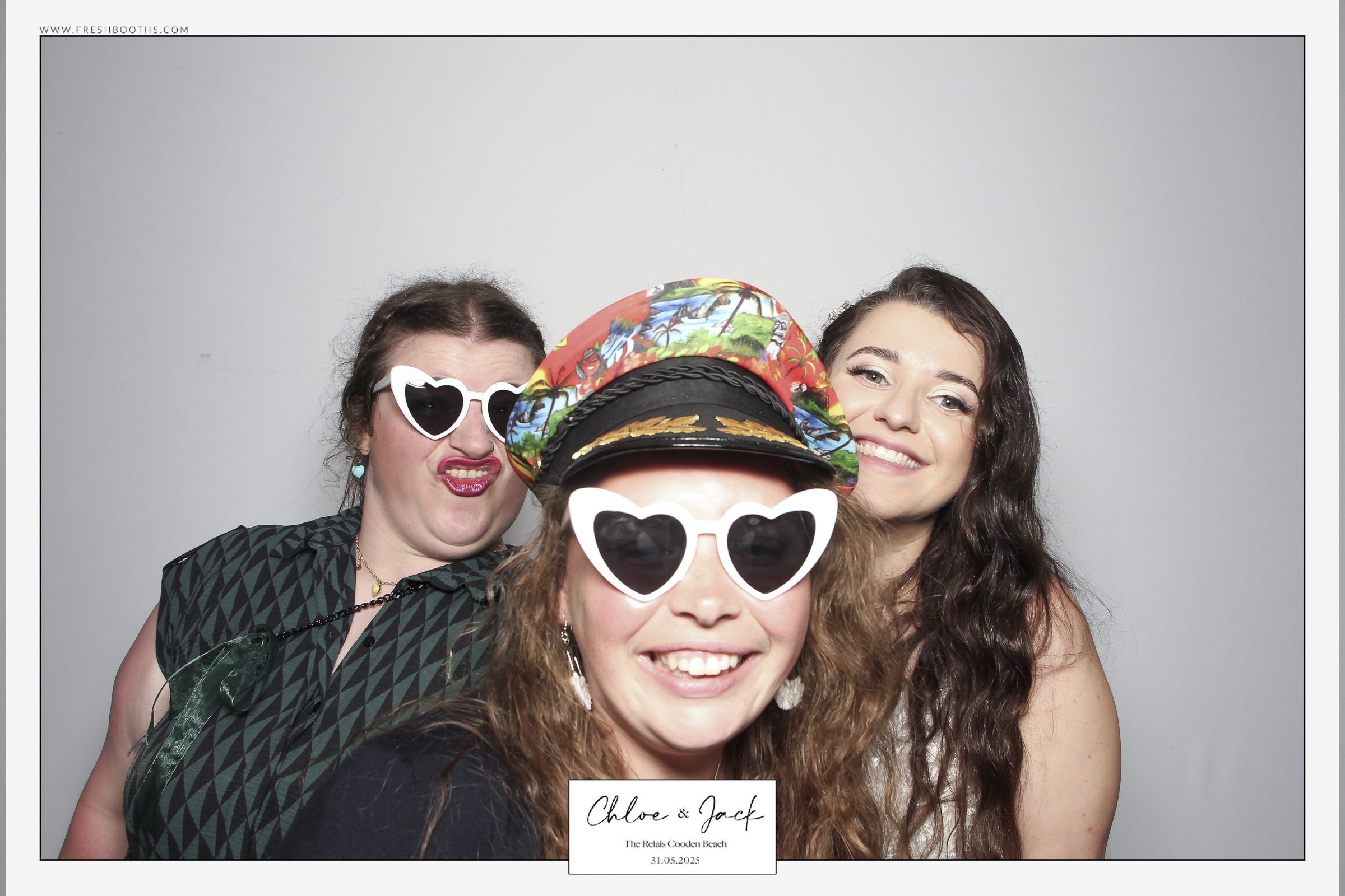 Chloe & Jack Wedding - Classic Open Booth | View more photos from the event at gallery.freshbooths.com/u/FreshBooths/Chloe-Jack-Wedding-Classic-Open-Booth