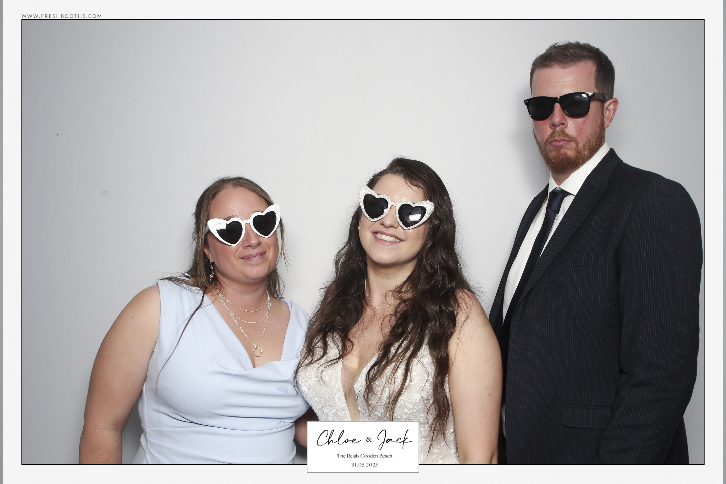 Chloe & Jack Wedding - Classic Open Booth | View more photos from the event at gallery.freshbooths.com/u/FreshBooths/Chloe-Jack-Wedding-Classic-Open-Booth