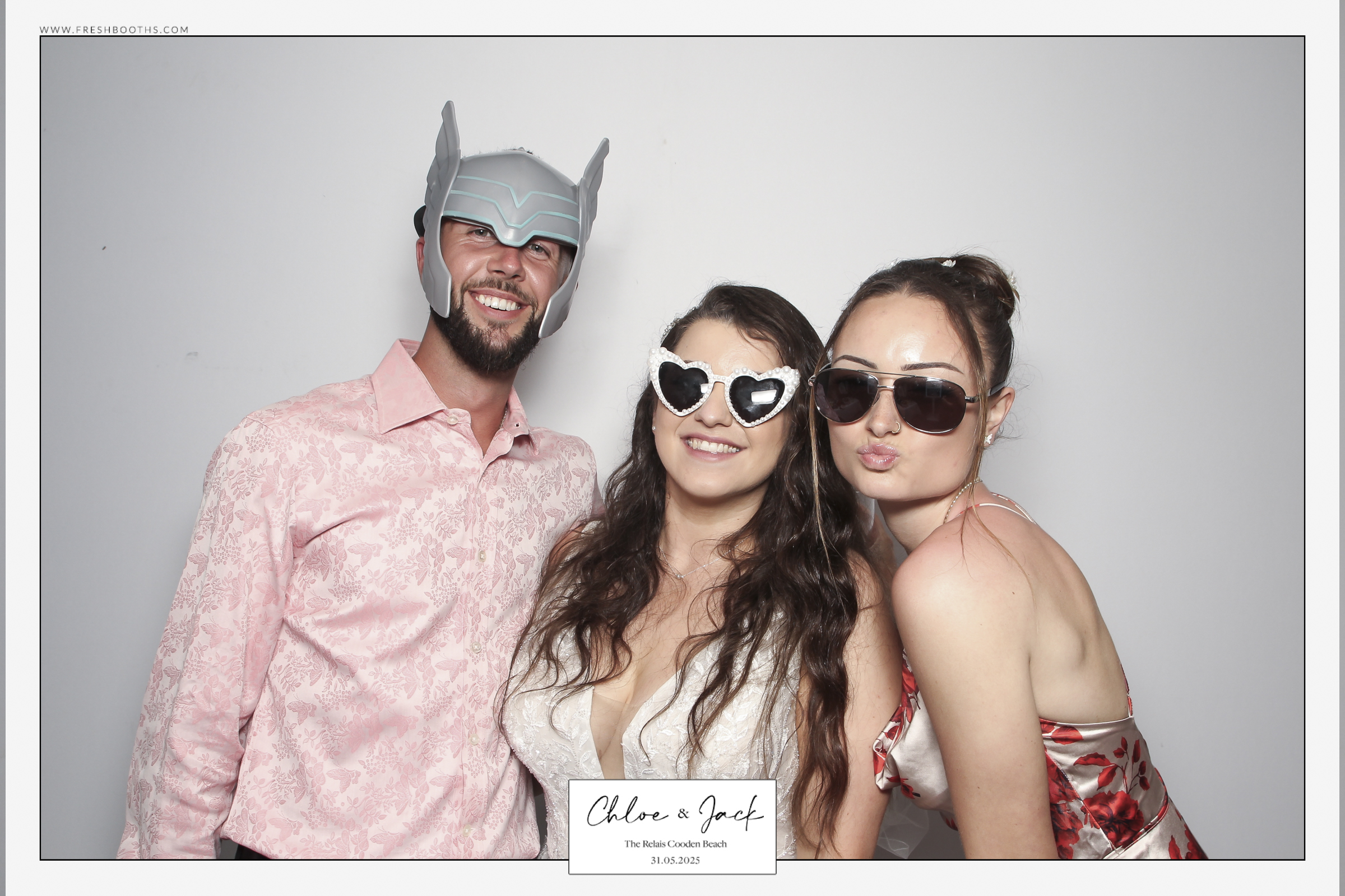 Chloe & Jack Wedding - Classic Open Booth | View more photos from the event at gallery.freshbooths.com/u/FreshBooths/Chloe-Jack-Wedding-Classic-Open-Booth