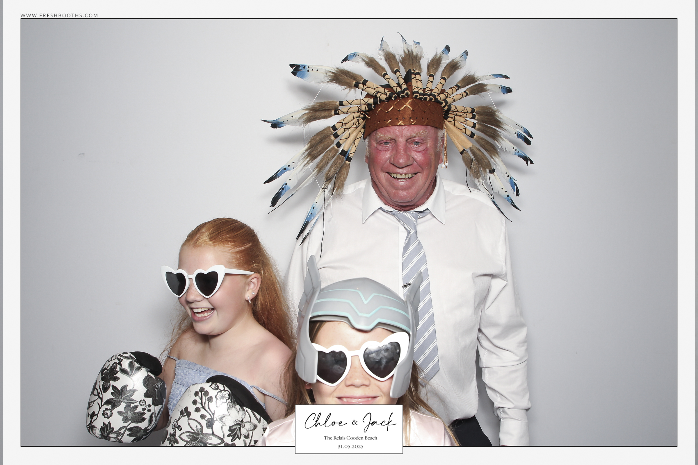 Chloe & Jack Wedding - Classic Open Booth | View more photos from the event at gallery.freshbooths.com/u/FreshBooths/Chloe-Jack-Wedding-Classic-Open-Booth