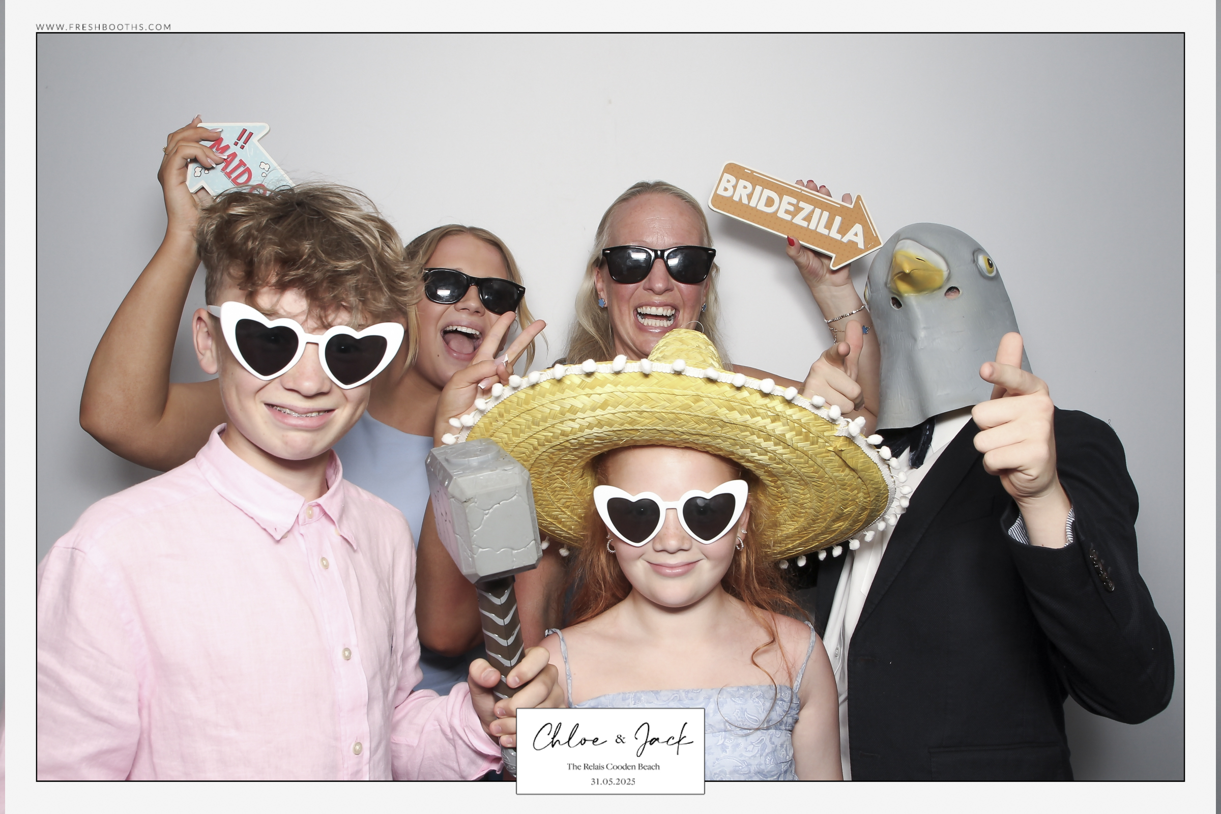 Chloe & Jack Wedding - Classic Open Booth | View more photos from the event at gallery.freshbooths.com/u/FreshBooths/Chloe-Jack-Wedding-Classic-Open-Booth