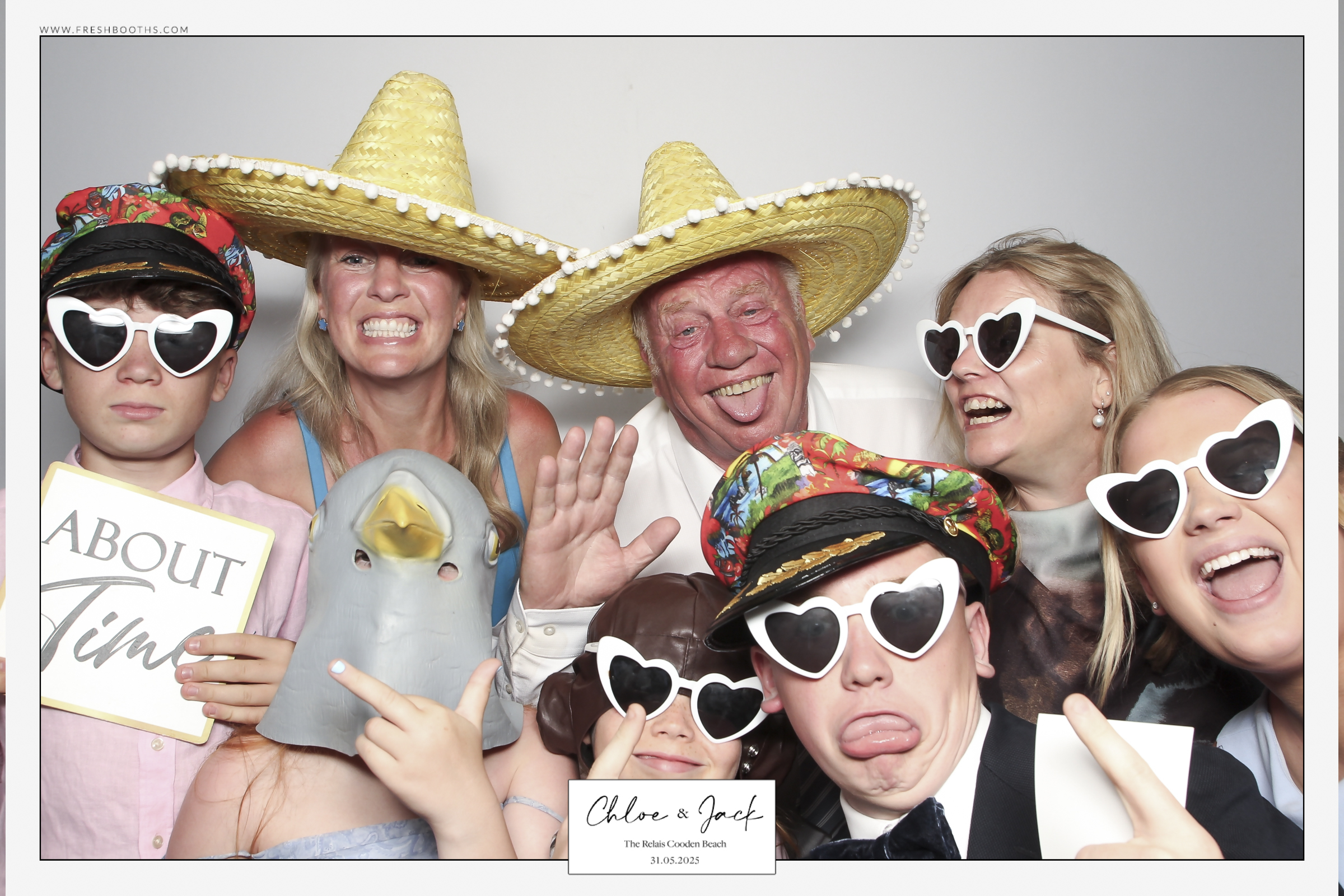 Chloe & Jack Wedding - Classic Open Booth | View more photos from the event at gallery.freshbooths.com/u/FreshBooths/Chloe-Jack-Wedding-Classic-Open-Booth