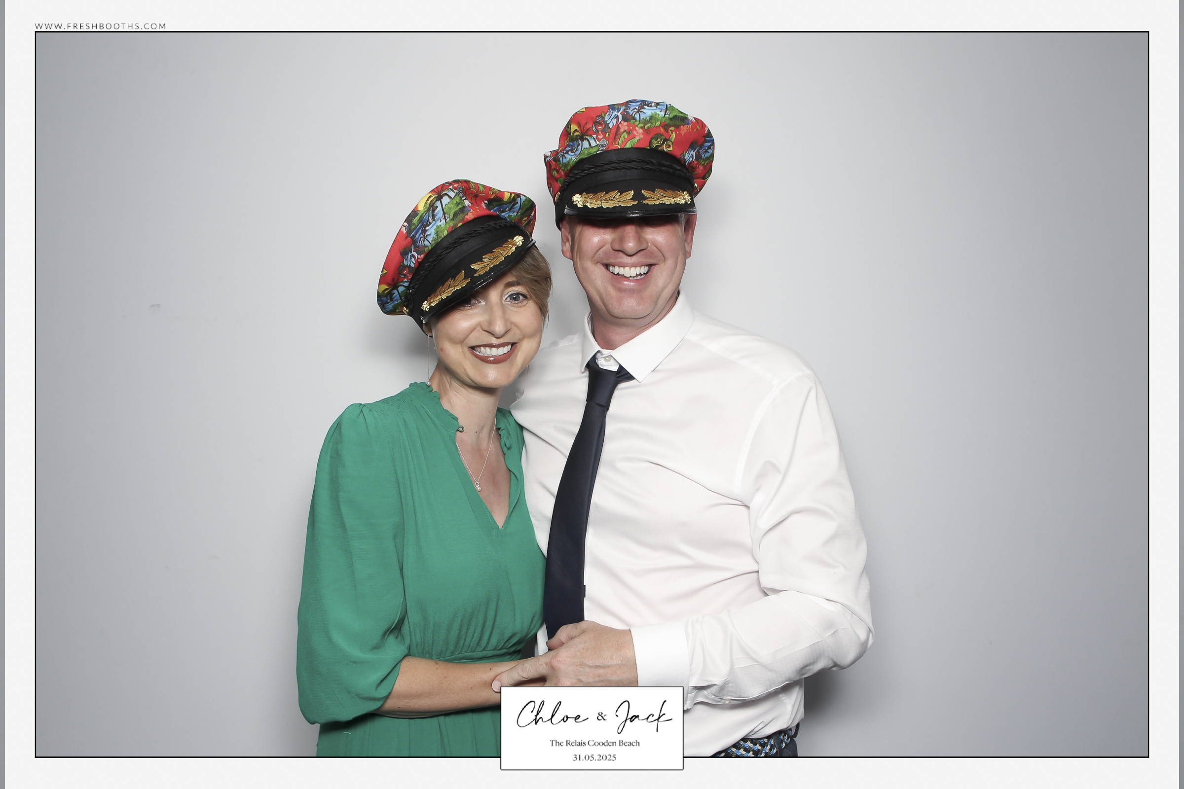 Chloe & Jack Wedding - Classic Open Booth | View more photos from the event at gallery.freshbooths.com/u/FreshBooths/Chloe-Jack-Wedding-Classic-Open-Booth