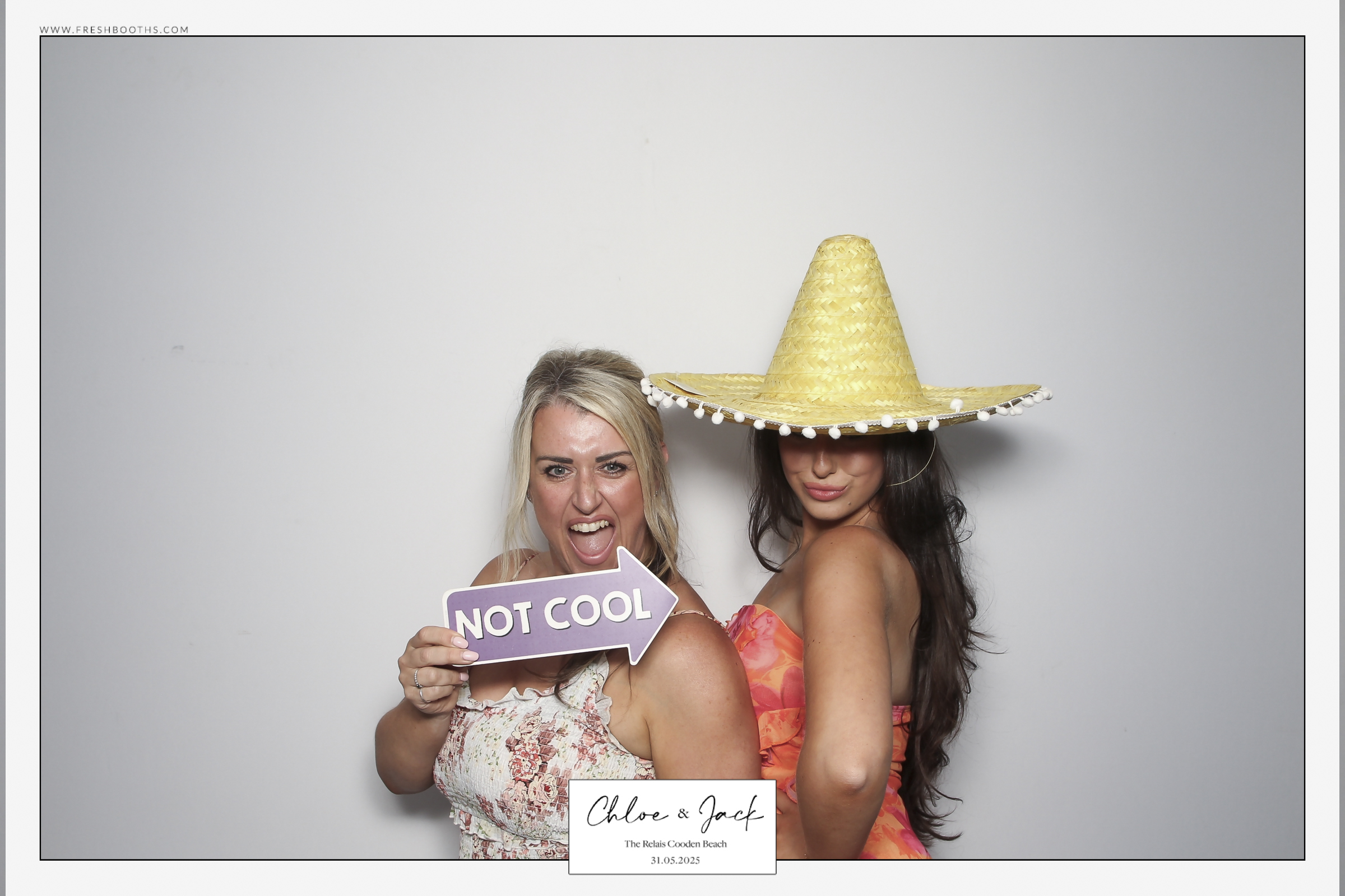 Chloe & Jack Wedding - Classic Open Booth | View more photos from the event at gallery.freshbooths.com/u/FreshBooths/Chloe-Jack-Wedding-Classic-Open-Booth