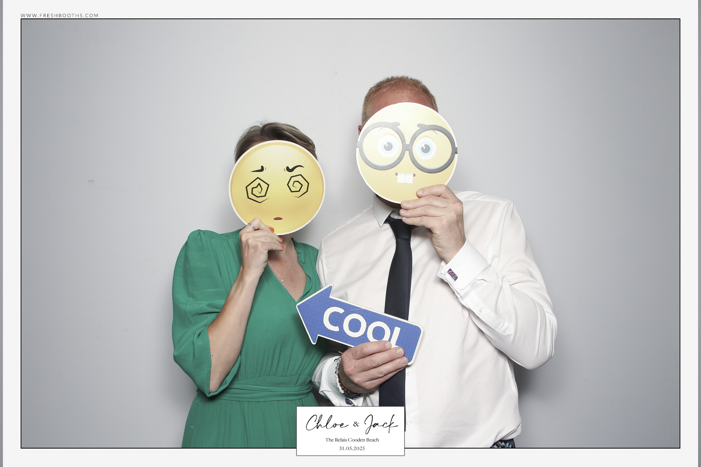 Chloe & Jack Wedding - Classic Open Booth | View more photos from the event at gallery.freshbooths.com/u/FreshBooths/Chloe-Jack-Wedding-Classic-Open-Booth