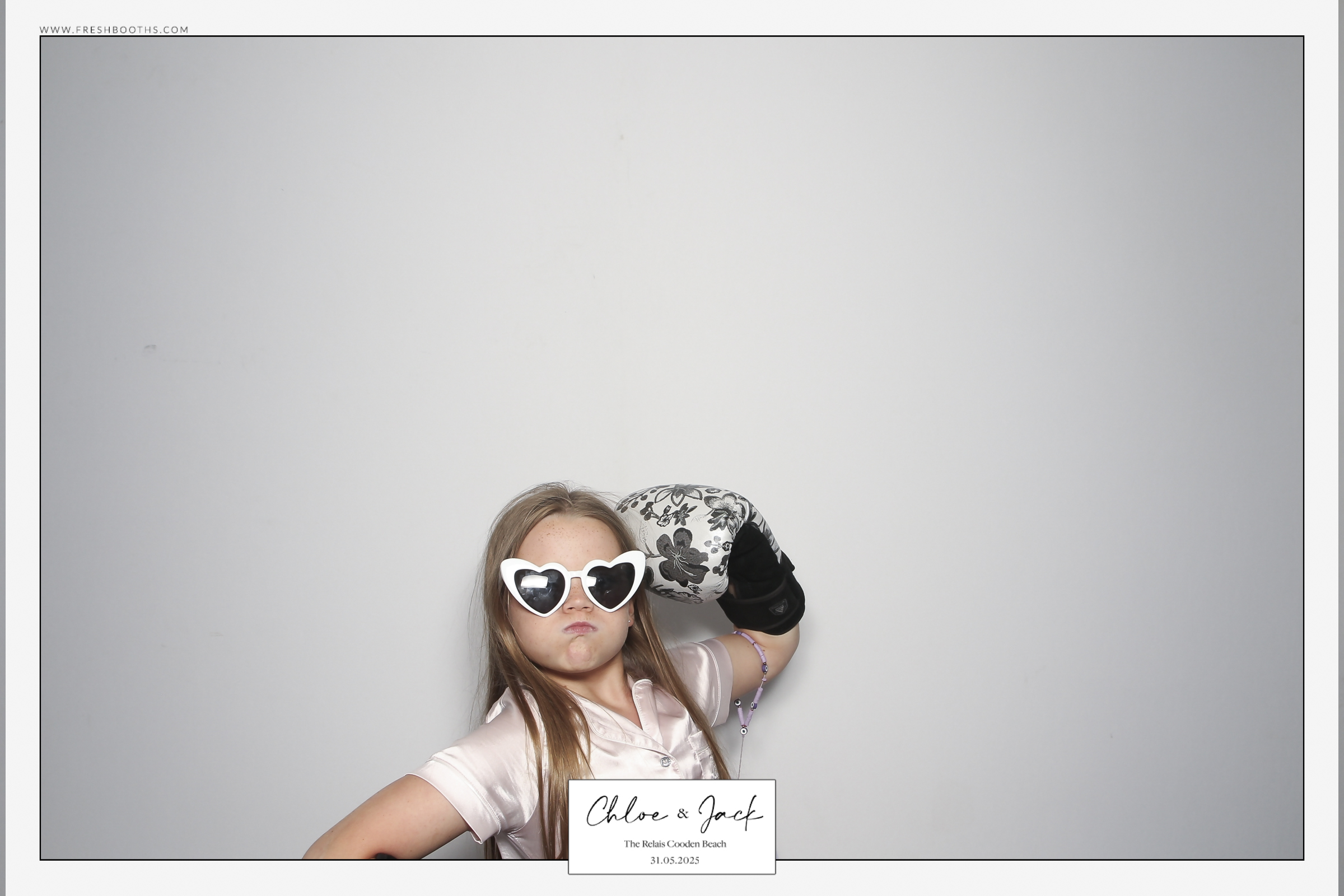 Chloe & Jack Wedding - Classic Open Booth | View more photos from the event at gallery.freshbooths.com/u/FreshBooths/Chloe-Jack-Wedding-Classic-Open-Booth