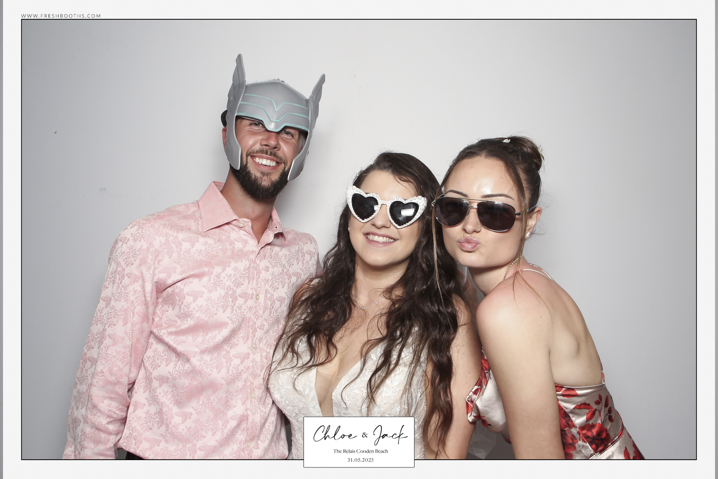 Chloe & Jack Wedding - Classic Open Booth | View more photos from the event at gallery.freshbooths.com/u/FreshBooths/Chloe-Jack-Wedding-Classic-Open-Booth