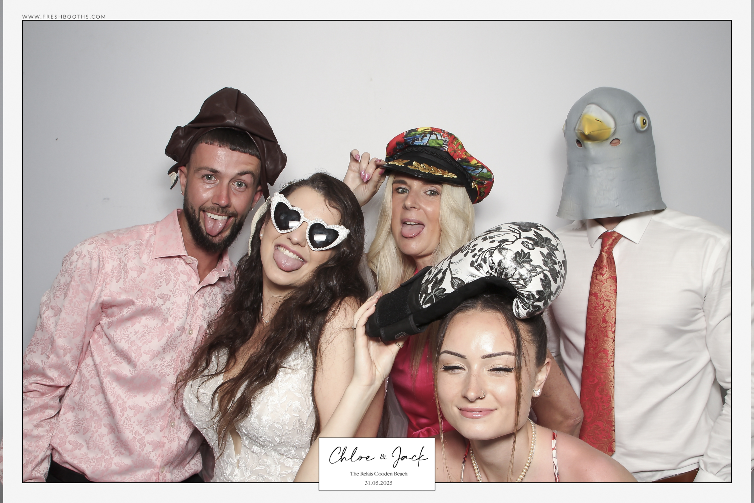 Chloe & Jack Wedding - Classic Open Booth | View more photos from the event at gallery.freshbooths.com/u/FreshBooths/Chloe-Jack-Wedding-Classic-Open-Booth
