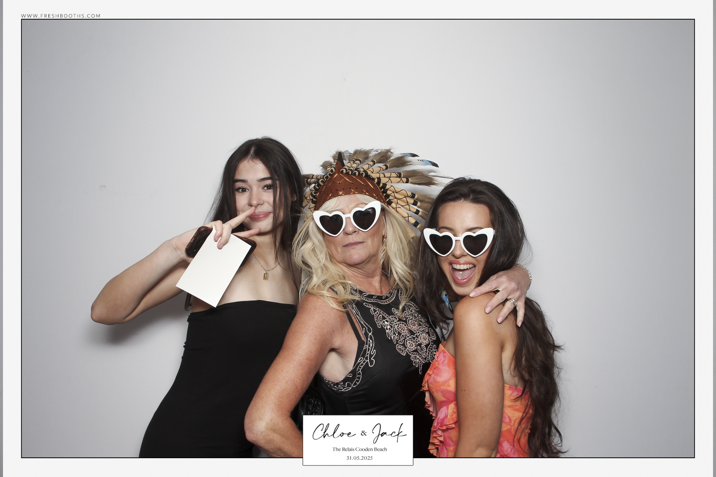 Chloe & Jack Wedding - Classic Open Booth | View more photos from the event at gallery.freshbooths.com/u/FreshBooths/Chloe-Jack-Wedding-Classic-Open-Booth