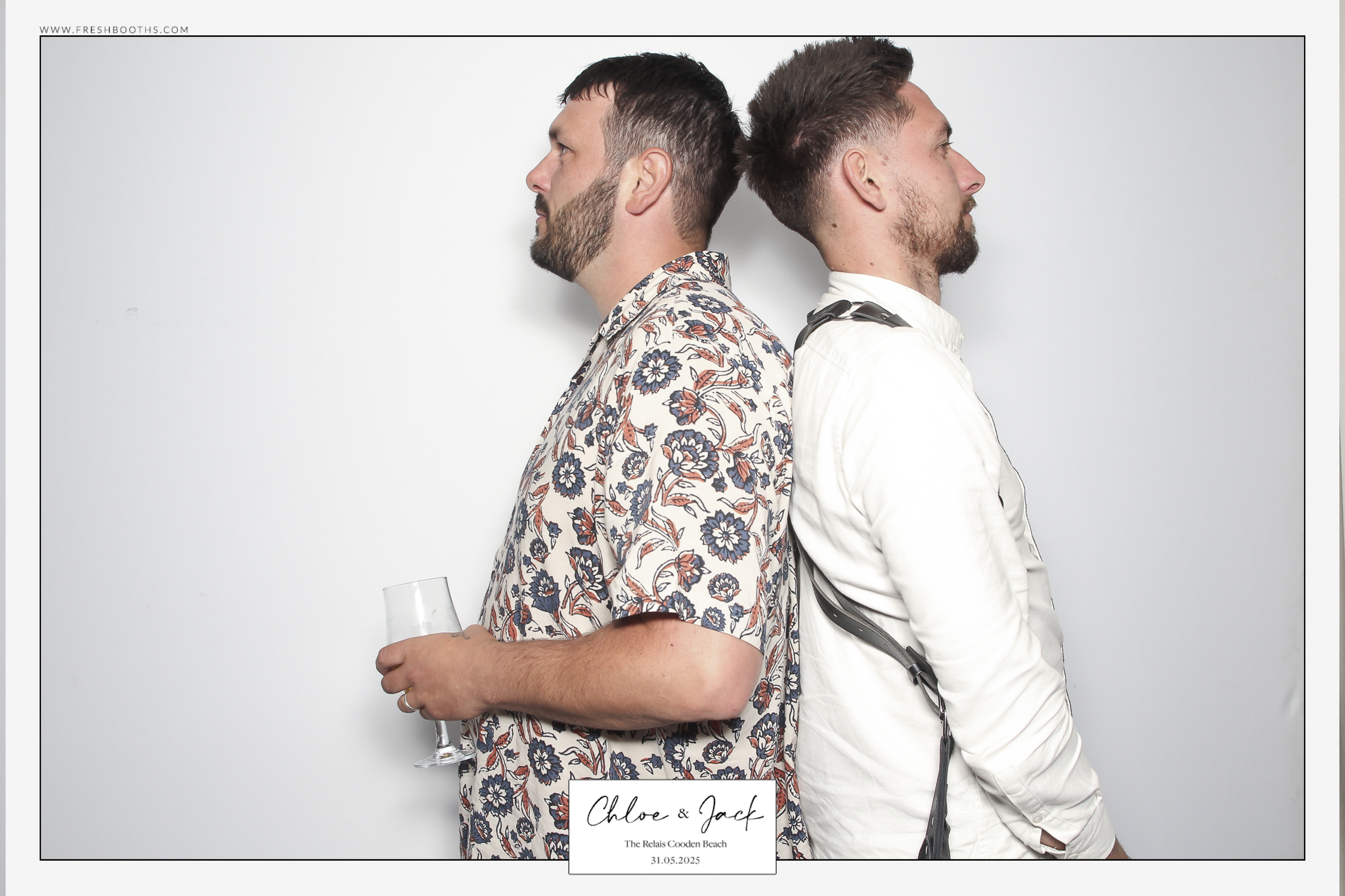 Chloe & Jack Wedding - Classic Open Booth | View more photos from the event at gallery.freshbooths.com/u/FreshBooths/Chloe-Jack-Wedding-Classic-Open-Booth