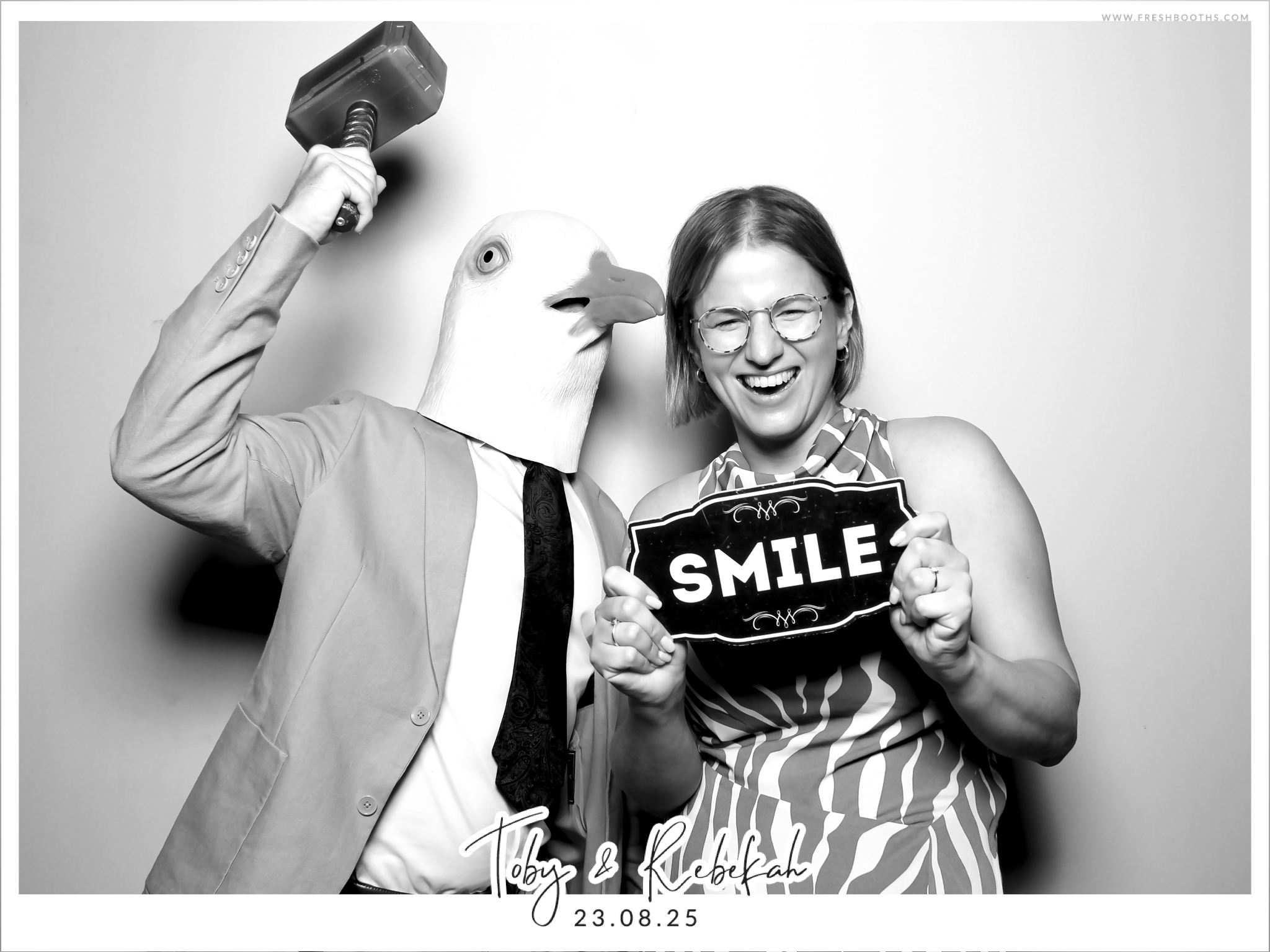 Toby & Rebekah Wedding  | View more photos from the event at gallery.freshbooths.com/u/FreshBooths/Toby-Rebekah-Wedding