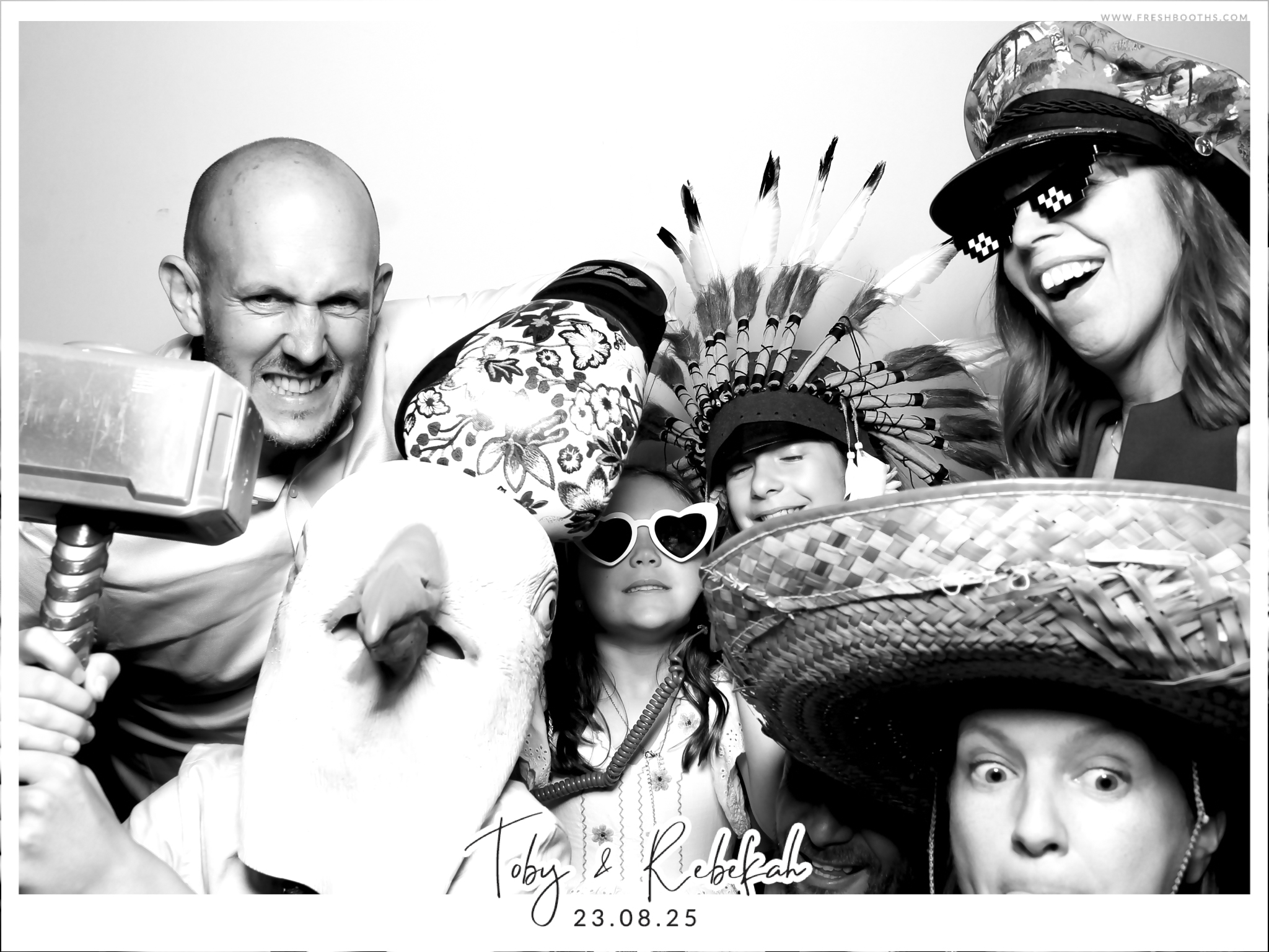 Toby & Rebekah Wedding  | View more photos from the event at gallery.freshbooths.com/u/FreshBooths/Toby-Rebekah-Wedding