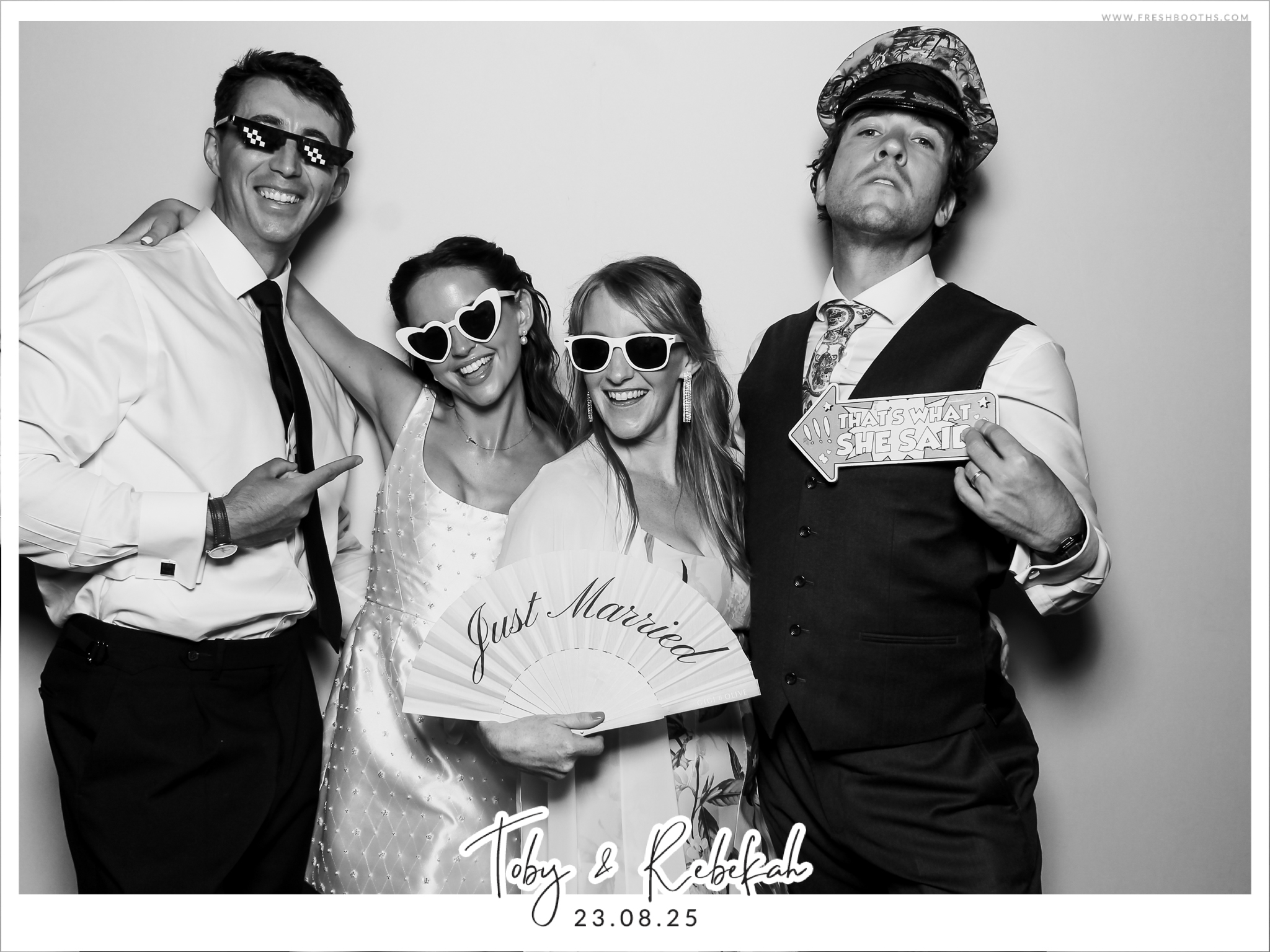 Toby & Rebekah Wedding  | View more photos from the event at gallery.freshbooths.com/u/FreshBooths/Toby-Rebekah-Wedding-0