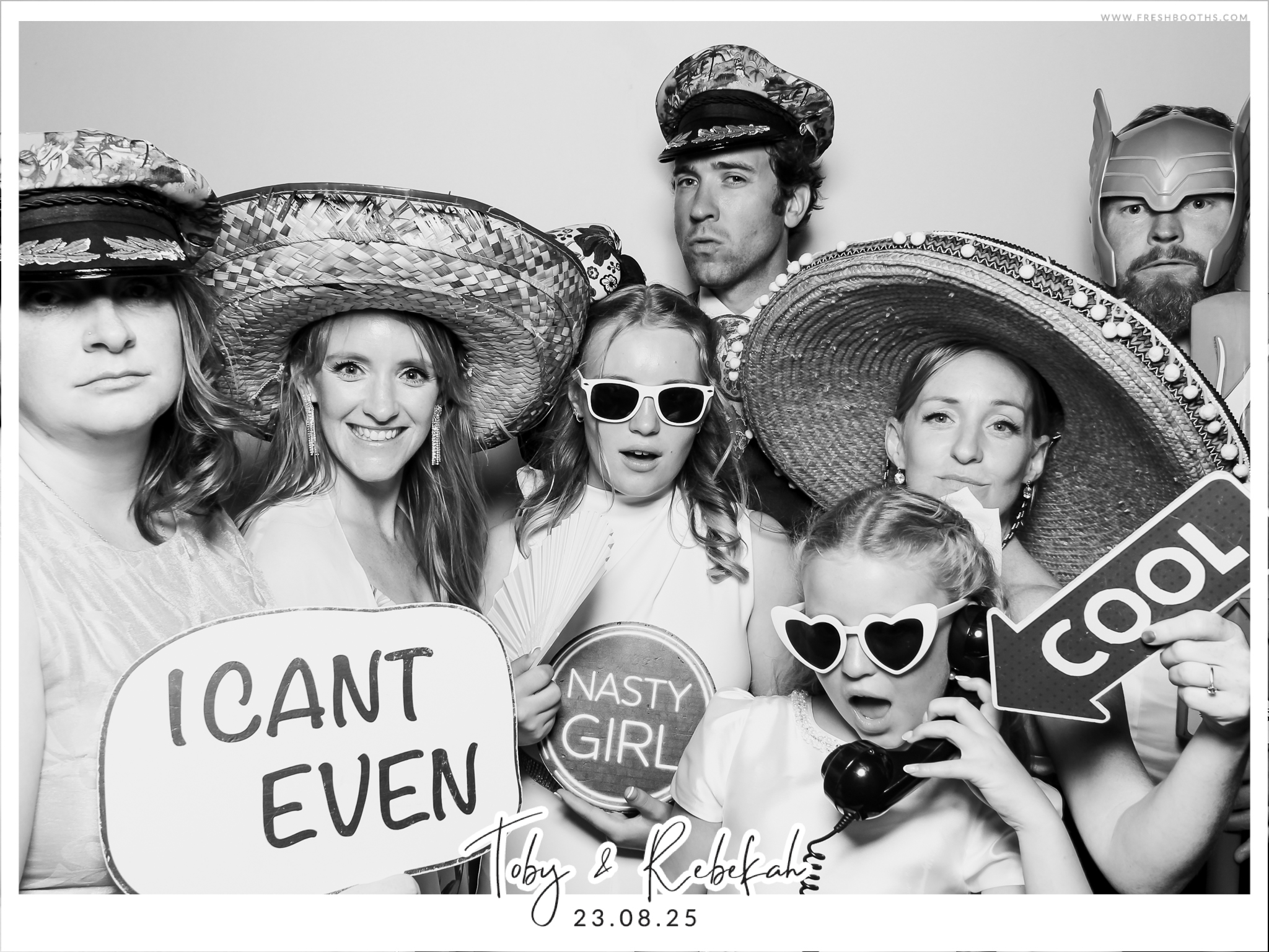 Toby & Rebekah Wedding  | View more photos from the event at gallery.freshbooths.com/u/FreshBooths/Toby-Rebekah-Wedding-0