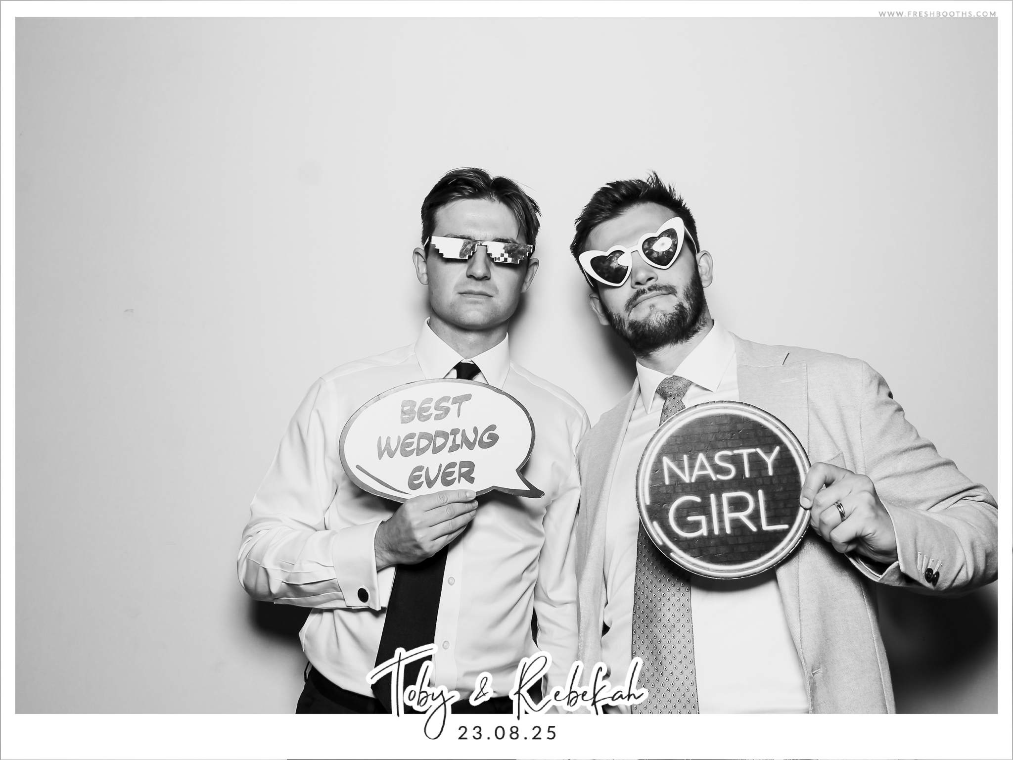 Toby & Rebekah Wedding  | View more photos from the event at gallery.freshbooths.com/u/FreshBooths/Toby-Rebekah-Wedding-0
