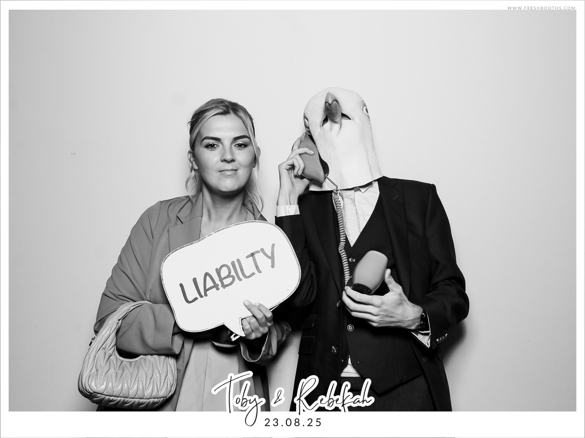 Toby & Rebekah Wedding  | View more photos from the event at gallery.freshbooths.com/u/FreshBooths/Toby-Rebekah-Wedding-0