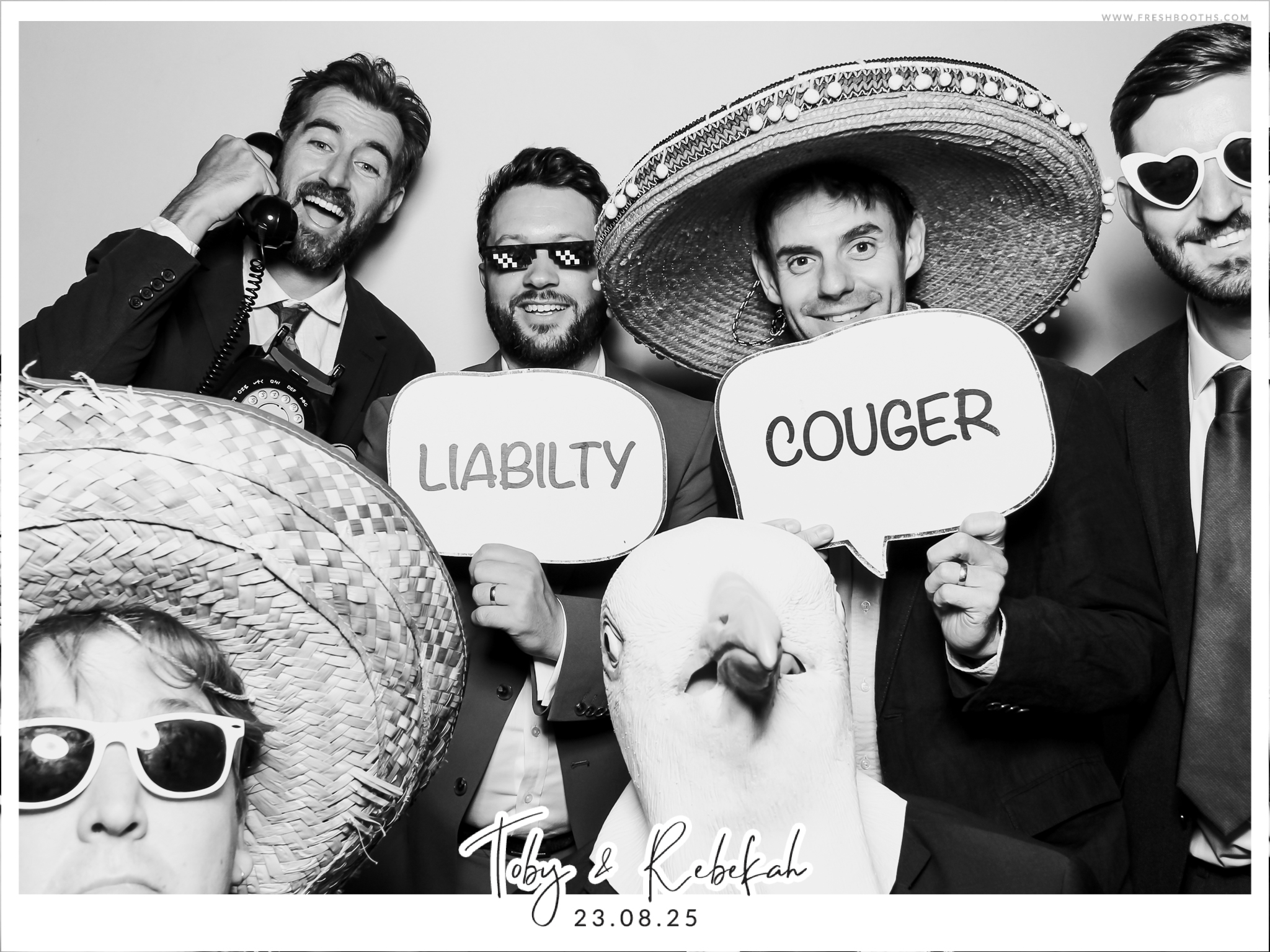 Toby & Rebekah Wedding  | View more photos from the event at gallery.freshbooths.com/u/FreshBooths/Toby-Rebekah-Wedding-0