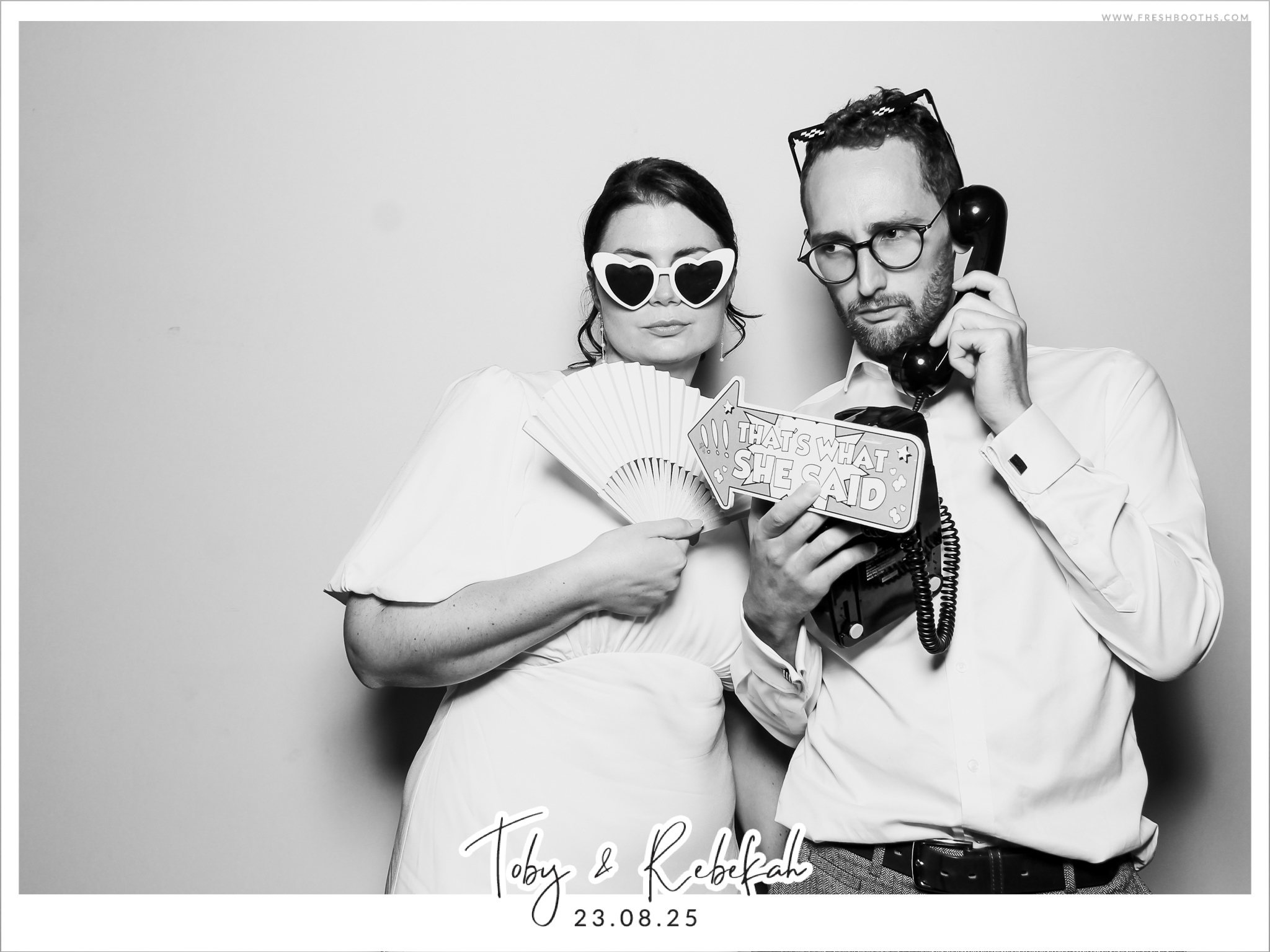 Toby & Rebekah Wedding  | View more photos from the event at gallery.freshbooths.com/u/FreshBooths/Toby-Rebekah-Wedding-0
