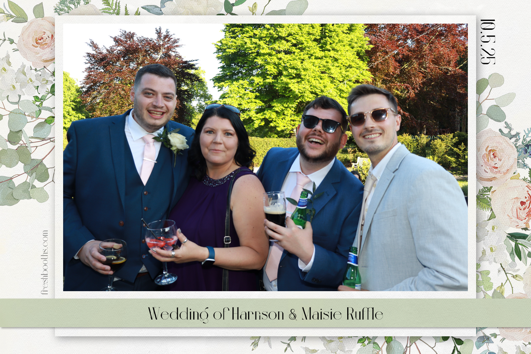Wedding of Harrison and Maisie | View more photos from the event at gallery.freshbooths.com/u/FreshBooths/Wedding-of-Harrison-and-Maisie