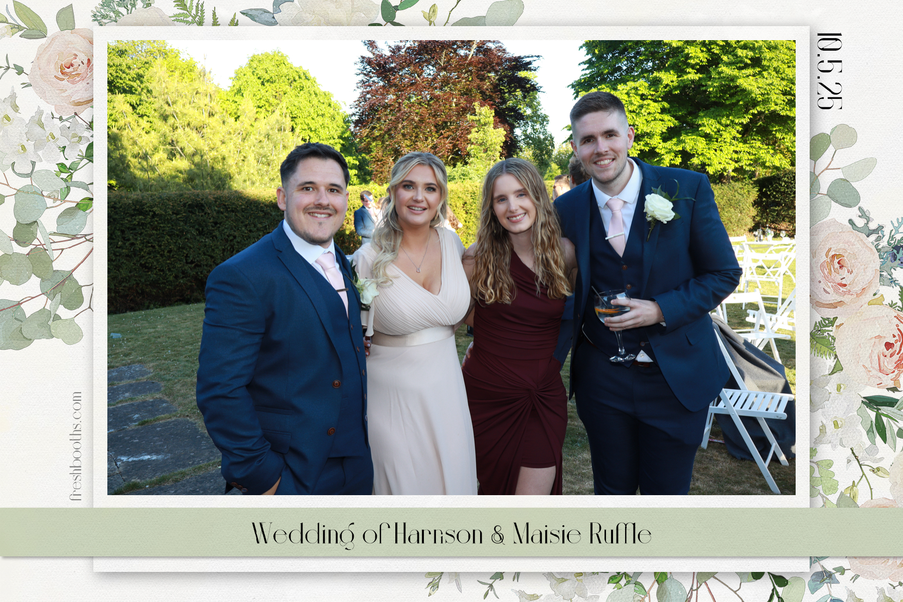 Wedding of Harrison and Maisie | View more photos from the event at gallery.freshbooths.com/u/FreshBooths/Wedding-of-Harrison-and-Maisie