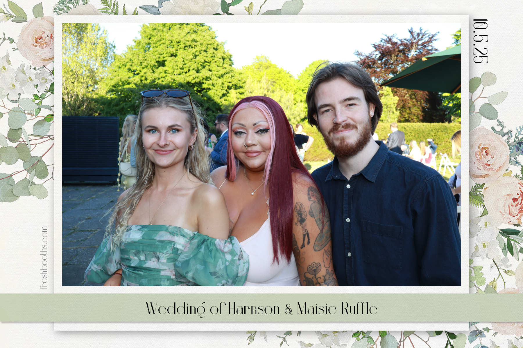 Wedding of Harrison and Maisie | View more photos from the event at gallery.freshbooths.com/u/FreshBooths/Wedding-of-Harrison-and-Maisie
