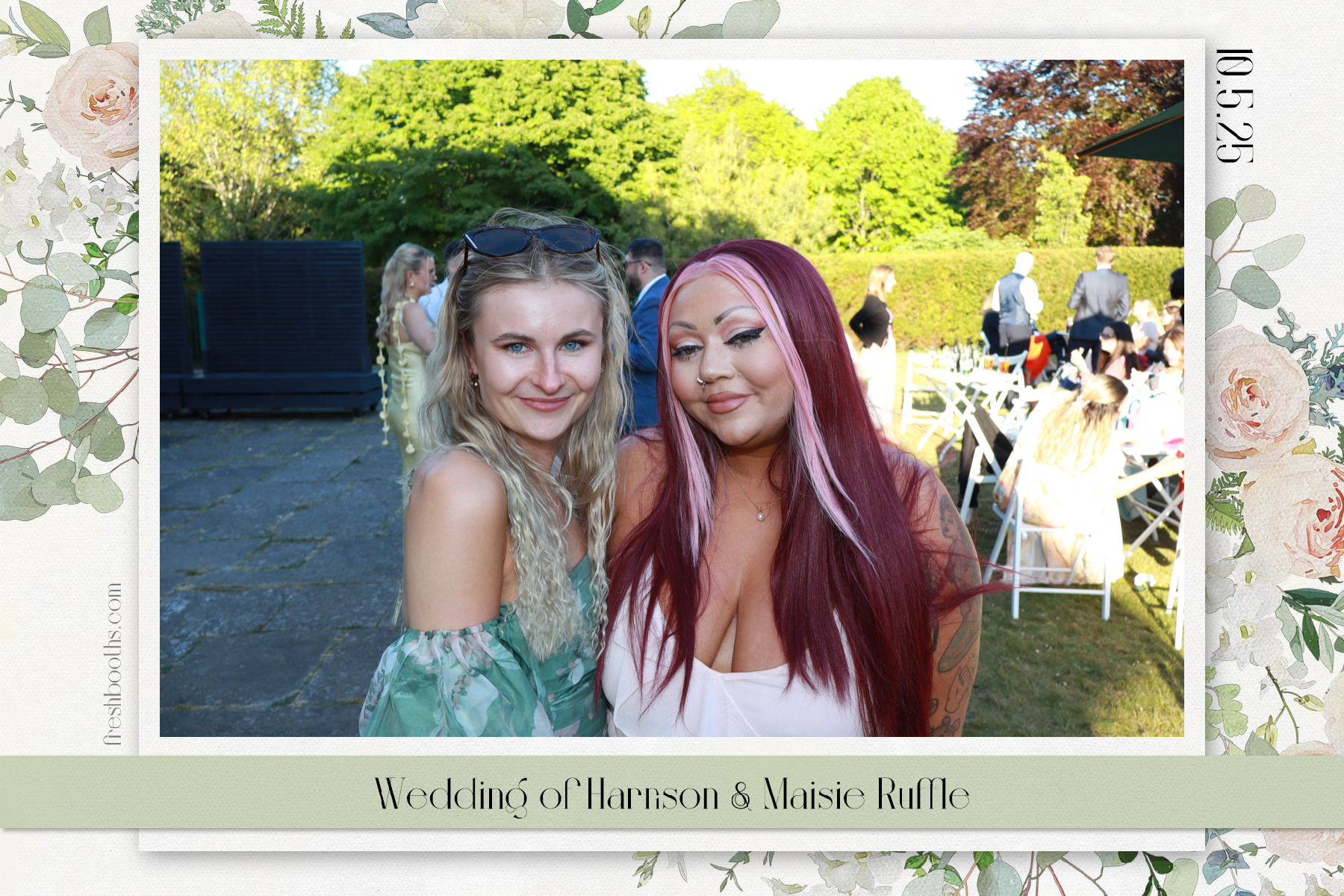 Wedding of Harrison and Maisie | View more photos from the event at gallery.freshbooths.com/u/FreshBooths/Wedding-of-Harrison-and-Maisie