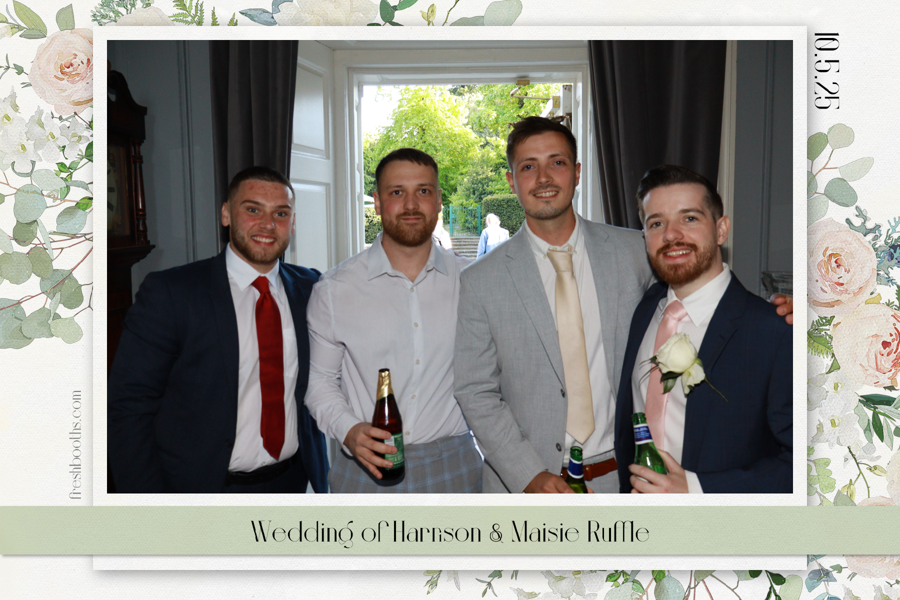 Wedding of Harrison and Maisie | View more photos from the event at gallery.freshbooths.com/u/FreshBooths/Wedding-of-Harrison-and-Maisie