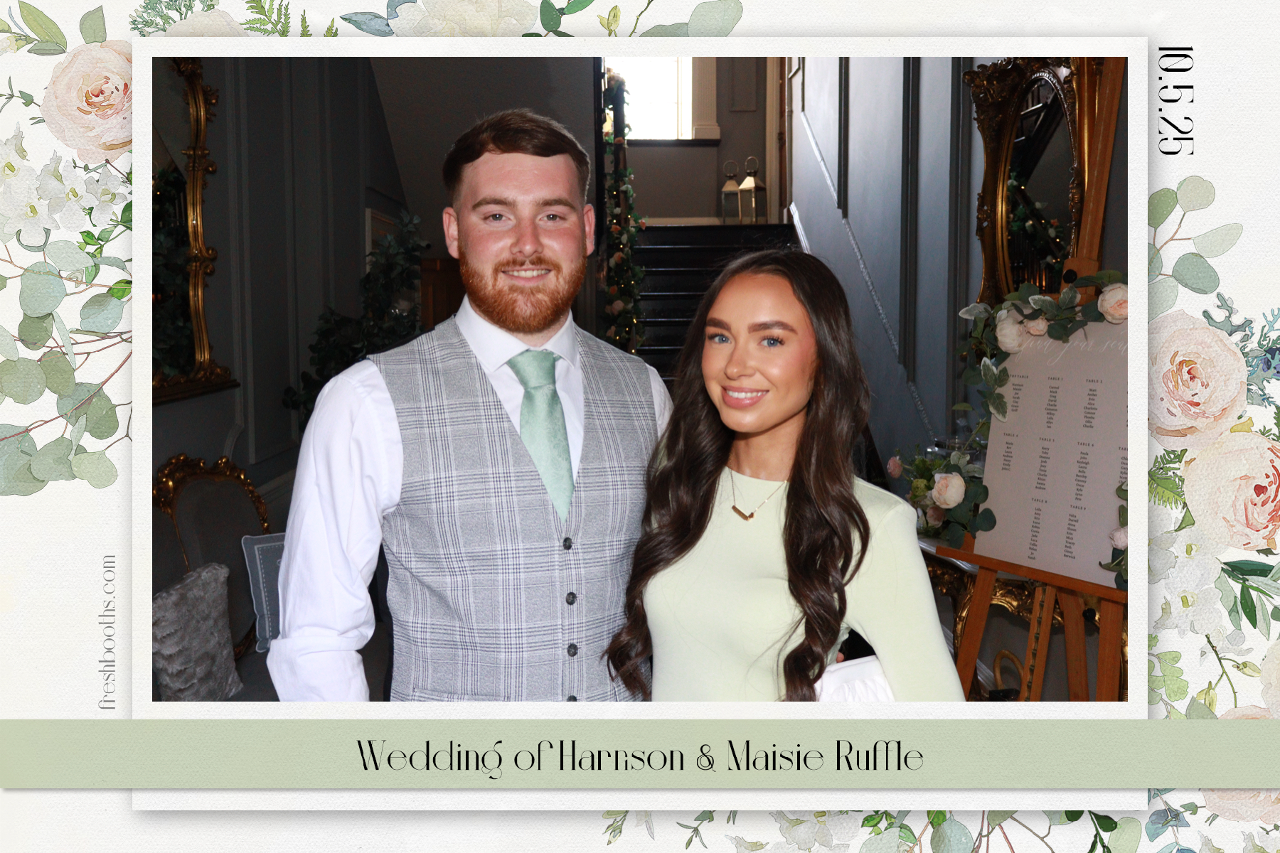 Wedding of Harrison and Maisie | View more photos from the event at gallery.freshbooths.com/u/FreshBooths/Wedding-of-Harrison-and-Maisie