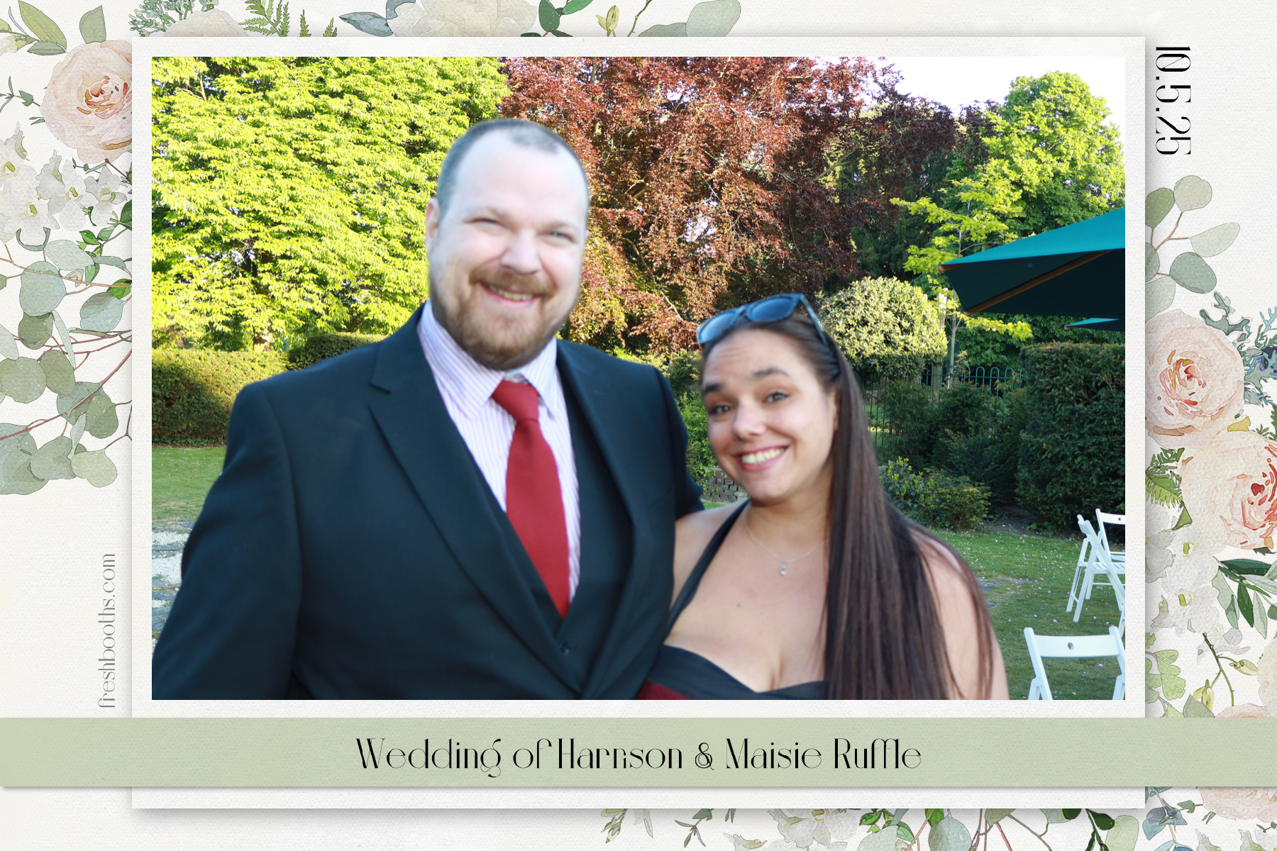 Wedding of Harrison and Maisie | View more photos from the event at gallery.freshbooths.com/u/FreshBooths/Wedding-of-Harrison-and-Maisie