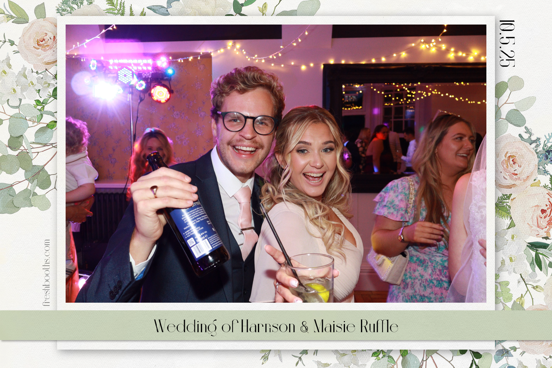 Wedding of Harrison and Maisie | View more photos from the event at gallery.freshbooths.com/u/FreshBooths/Wedding-of-Harrison-and-Maisie