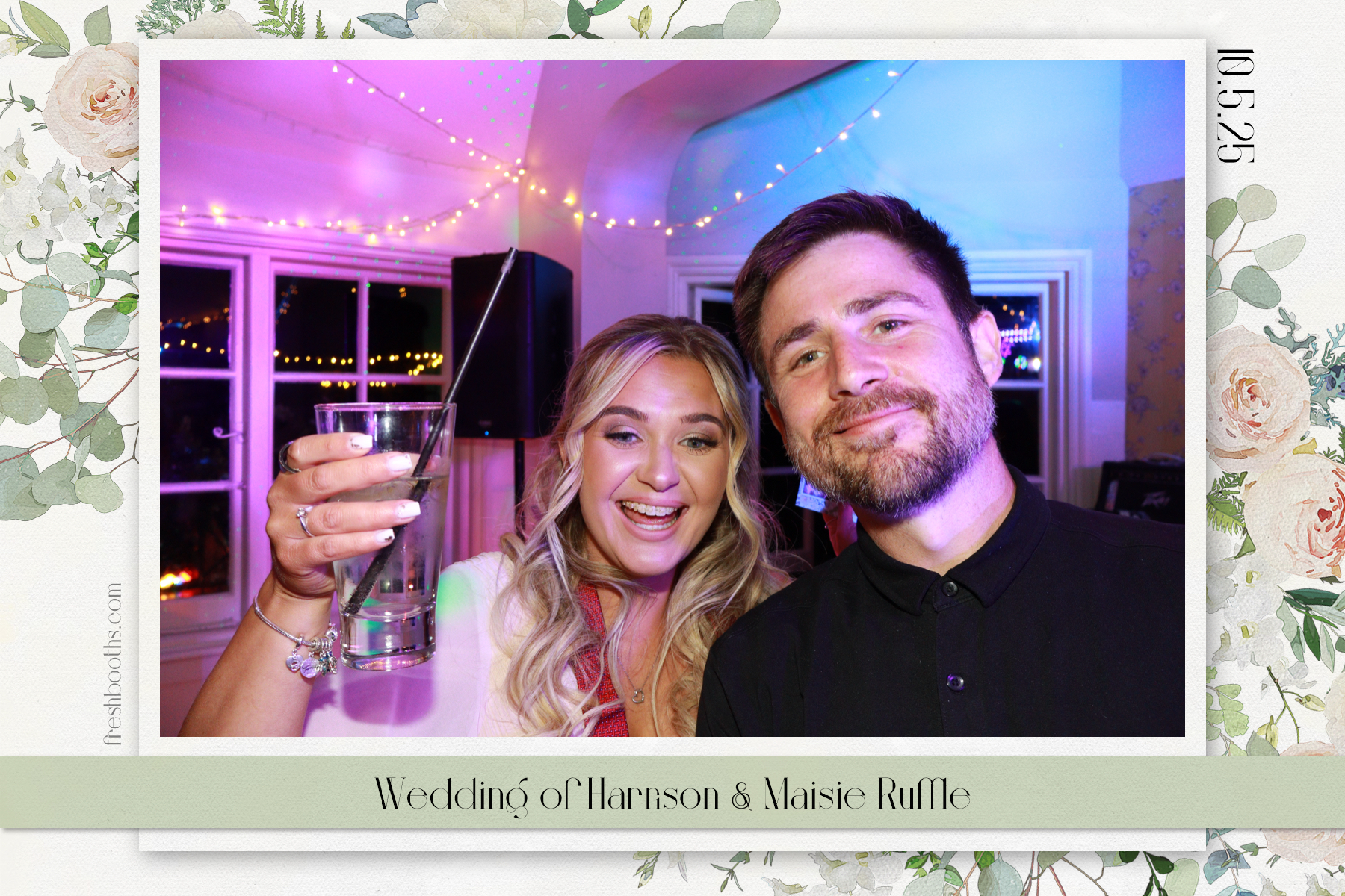 Wedding of Harrison and Maisie | View more photos from the event at gallery.freshbooths.com/u/FreshBooths/Wedding-of-Harrison-and-Maisie