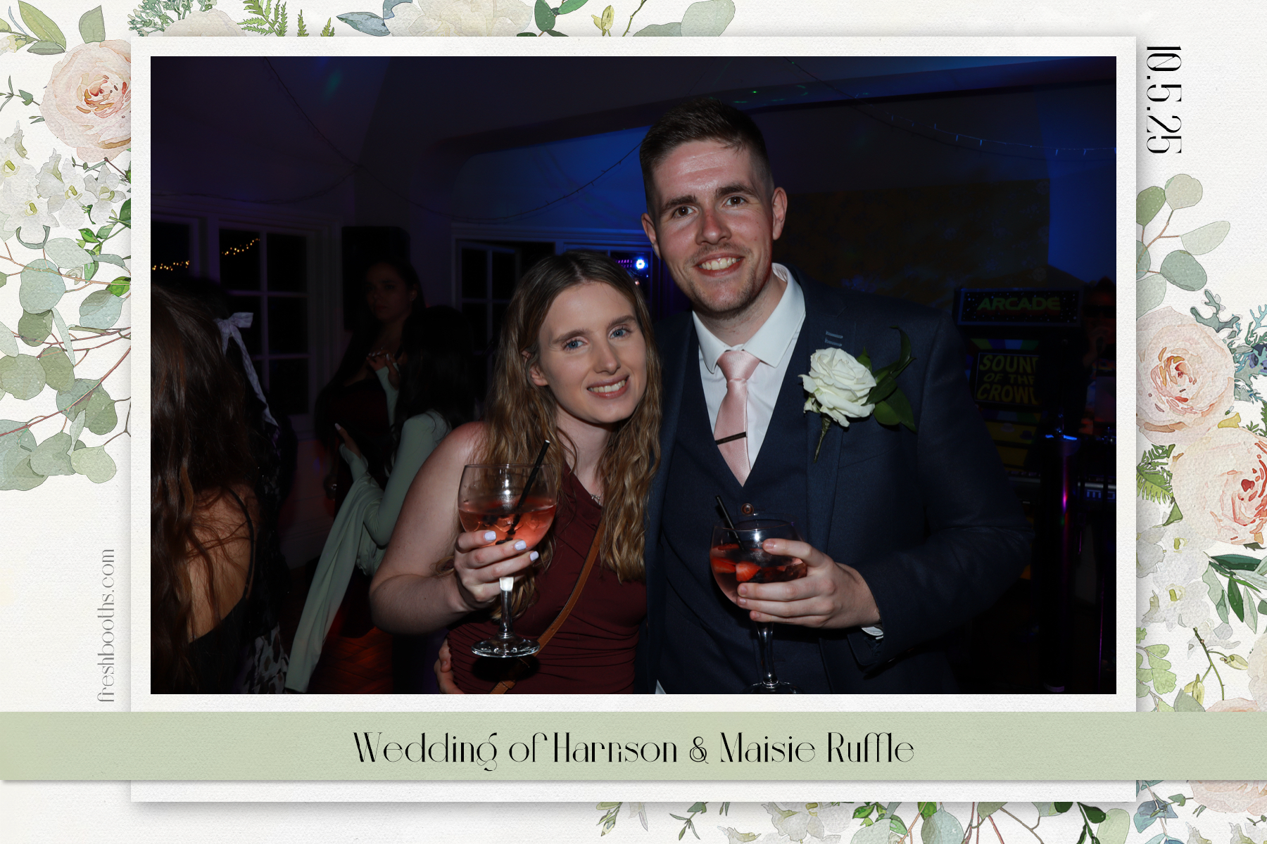 Wedding of Harrison and Maisie | View more photos from the event at gallery.freshbooths.com/u/FreshBooths/Wedding-of-Harrison-and-Maisie
