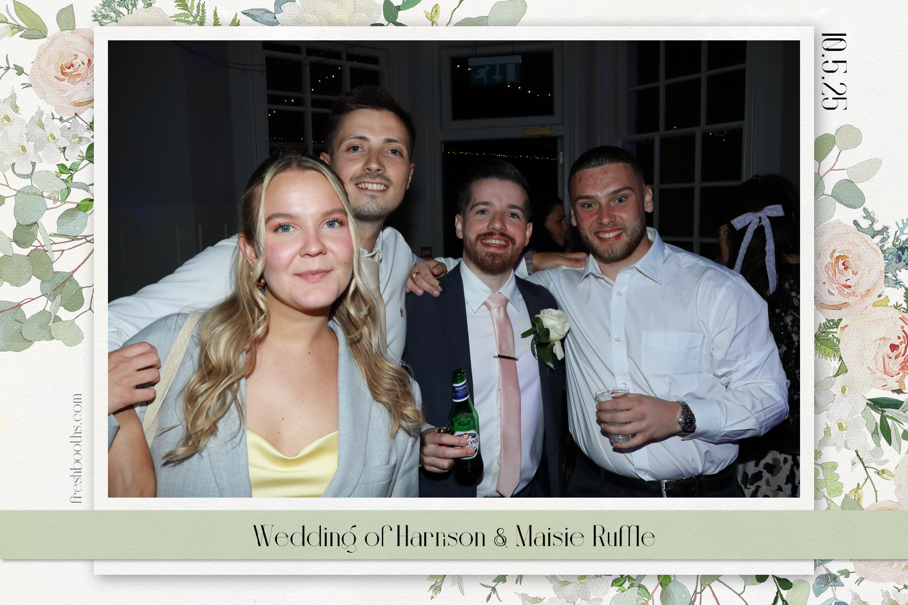 Wedding of Harrison and Maisie | View more photos from the event at gallery.freshbooths.com/u/FreshBooths/Wedding-of-Harrison-and-Maisie